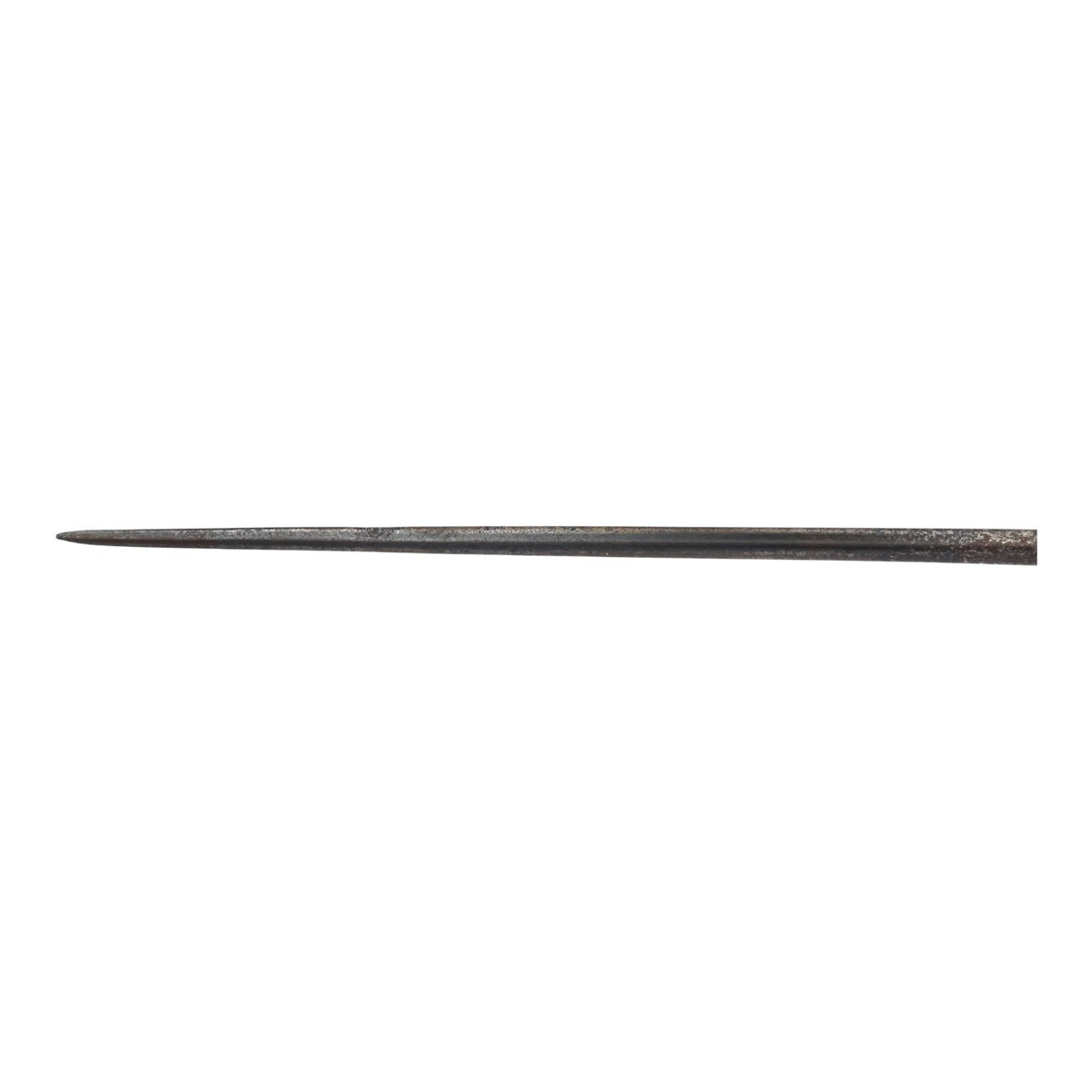 Spanish 18th/19th C. Trefoil Rapier Sword with D-Guard & German Silver Mount