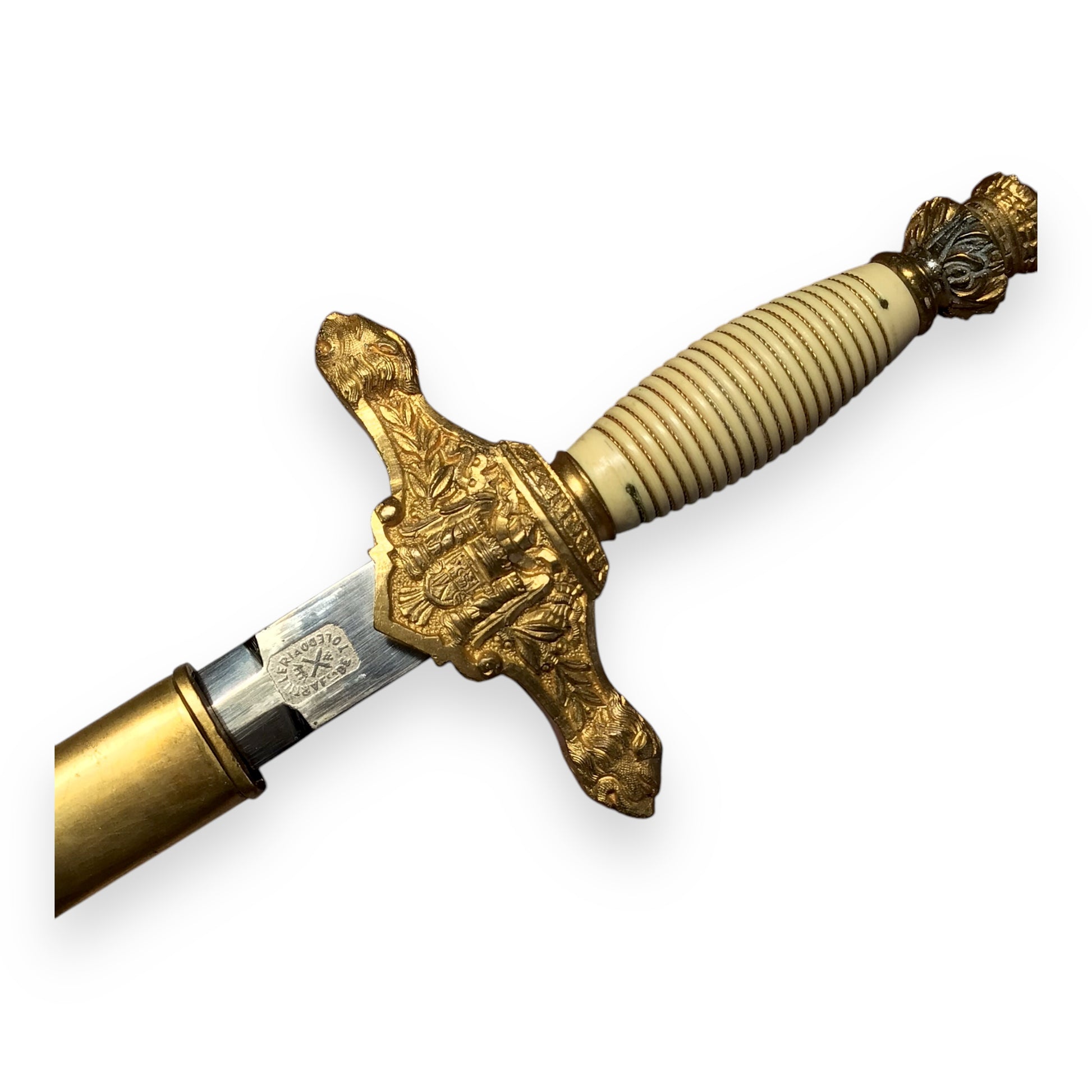 Spanish Military Academy Officer Cadet Dagger Model 1940 w/ Sheath