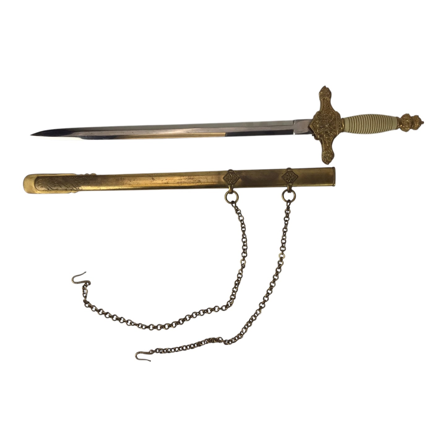 Spanish Military Academy Officer Cadet Dagger Model 1940 w/ Sheath