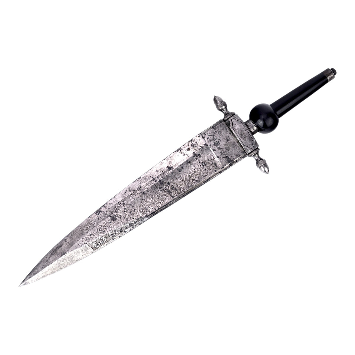 Spanish Plug Bayonet with Toledo-Stamped 1847 Blade