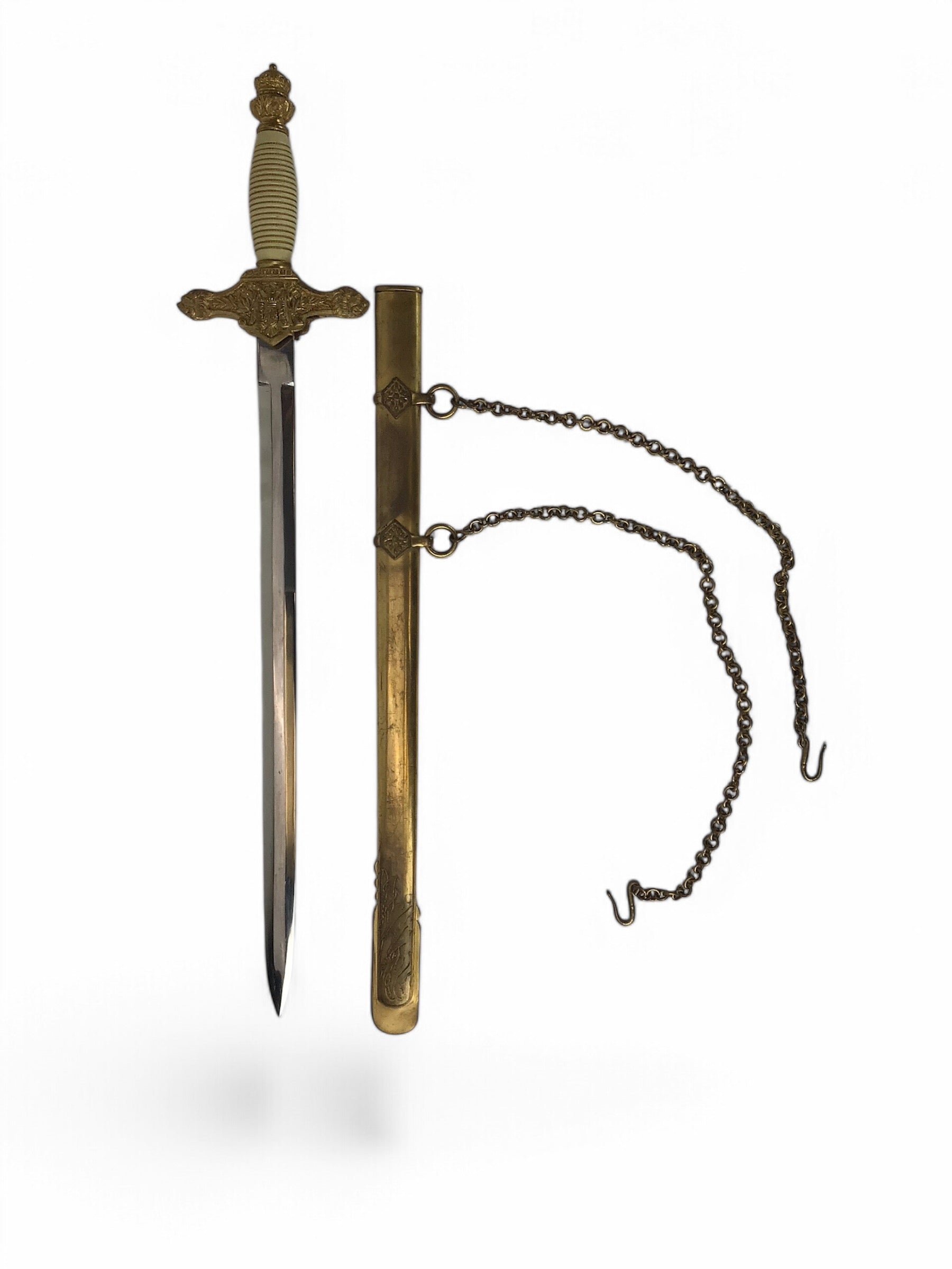 Spanish WW2 Military Academy Officer Cadet Dagger Model 1940 w/ Sheath