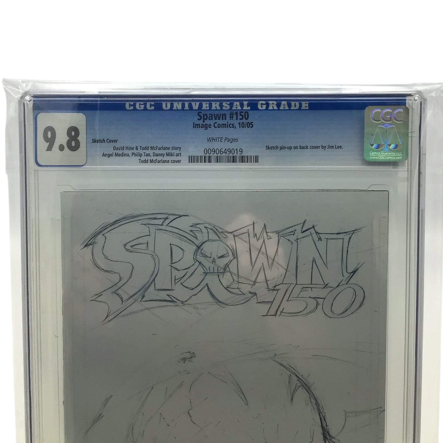 Spawn #150 Sketch Cover- CGC Graded 9.8