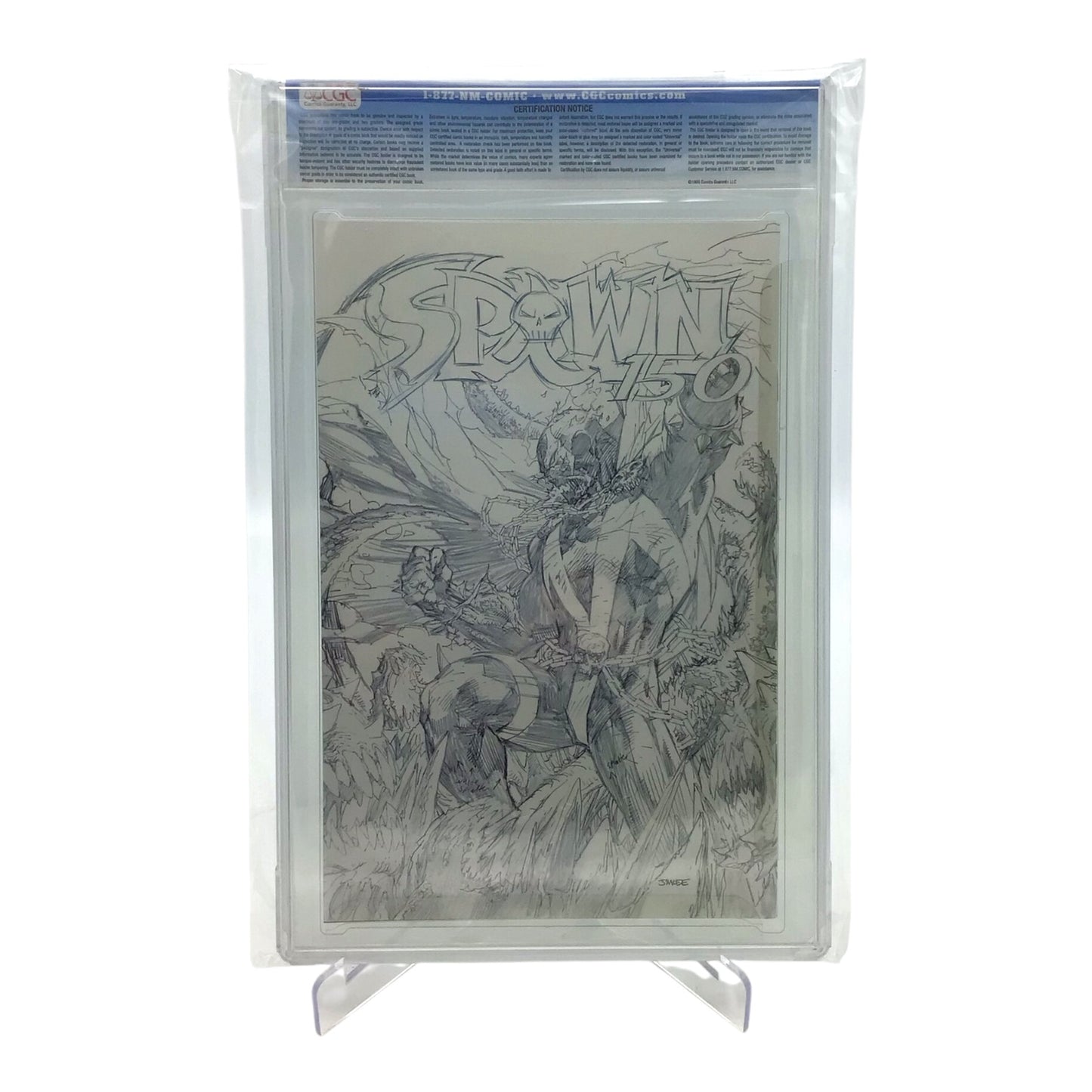 Spawn #150 Sketch Cover- CGC Graded 9.8