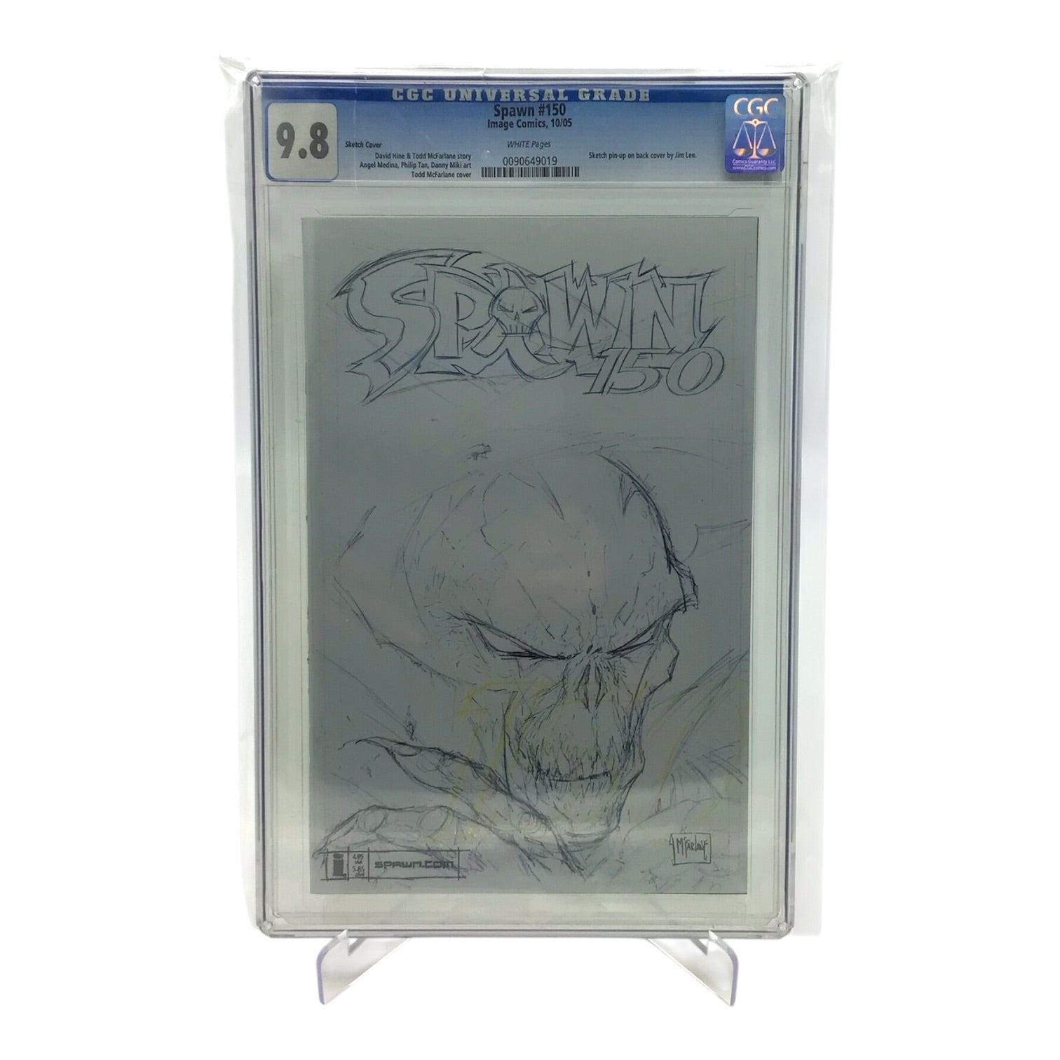 Spawn #150 Sketch Cover- CGC Graded 9.8