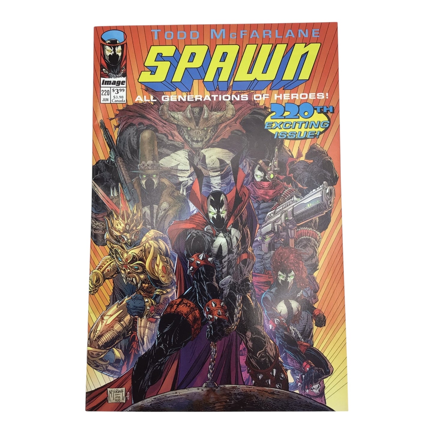 Spawn #220 Image Comics 20th Anniversary Issue – Near Mint