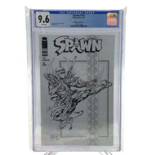 Spawn #310 McFarlane Sketch Cover - CGC Graded 9.6