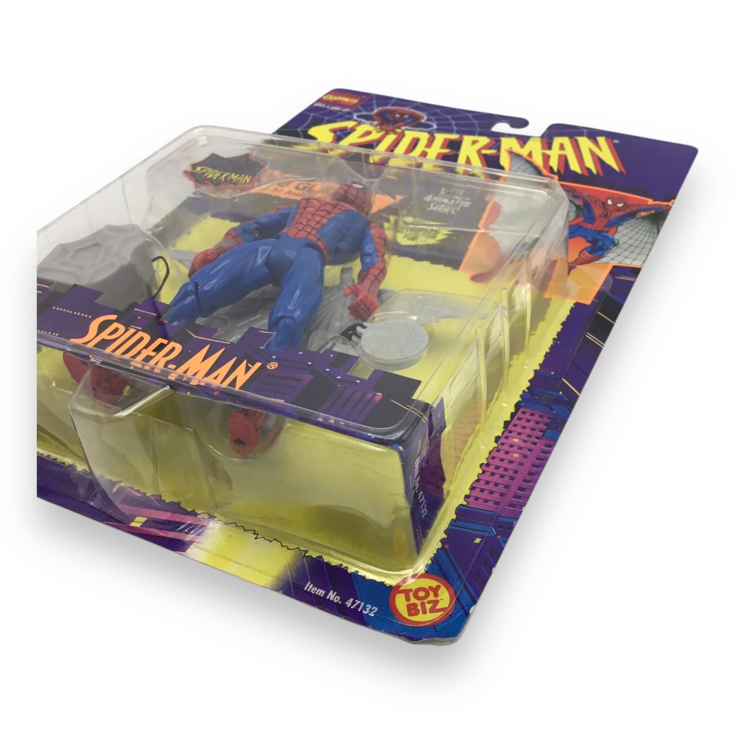 Spider-Man The Animated Series Web-Glider Spiderman Action Figure 1995