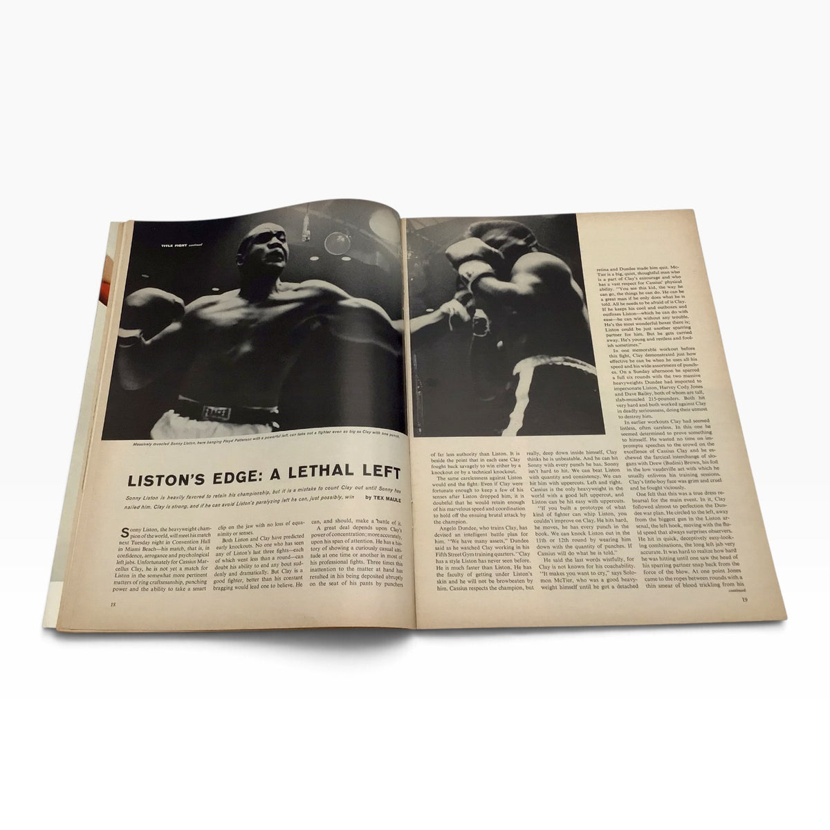 Sports Illustrated February 24, 1964 - Muhammad Ali Cover - Vintage Sports Magazine