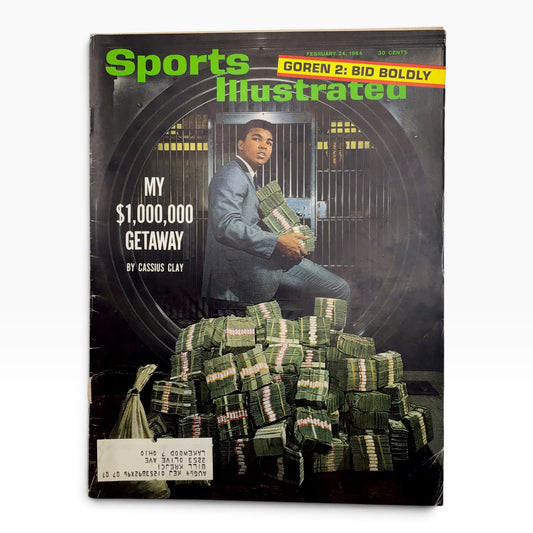 Sports Illustrated February 24, 1964 - Muhammad Ali Cover - Vintage Sports Magazine
