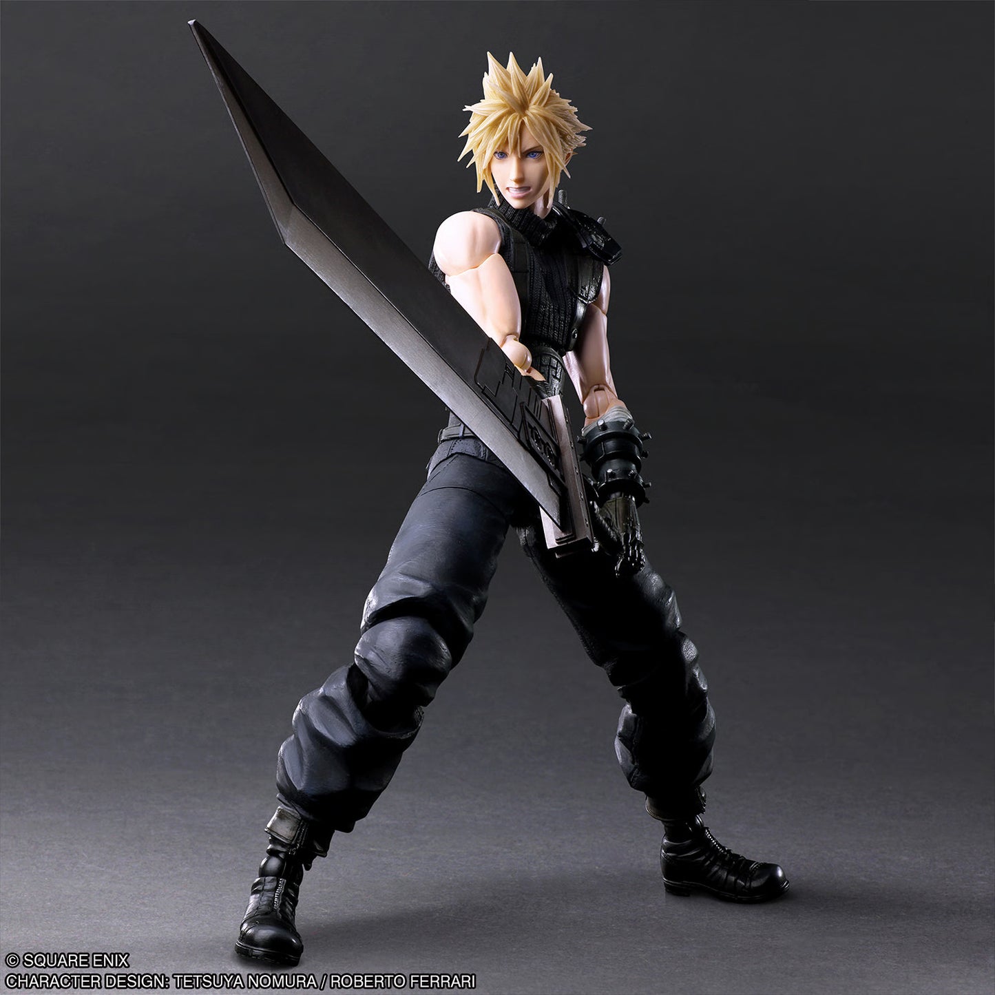 Square Enix Final Fantasy VII Rebirth: Cloud Strife Play Arts Kai Action Figure New in Box