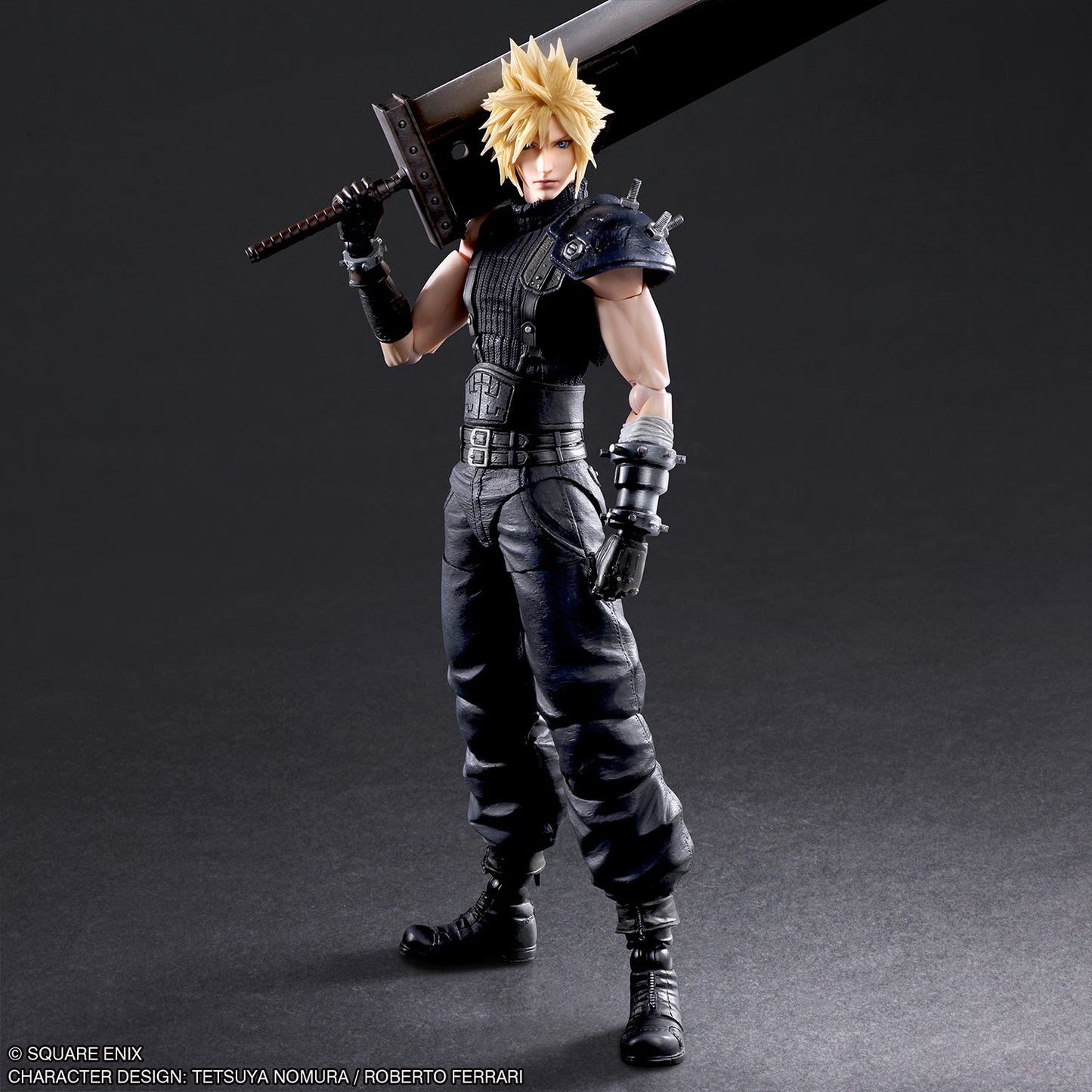 Square Enix Final Fantasy VII Rebirth: Cloud Strife Play Arts Kai Action Figure New in Box