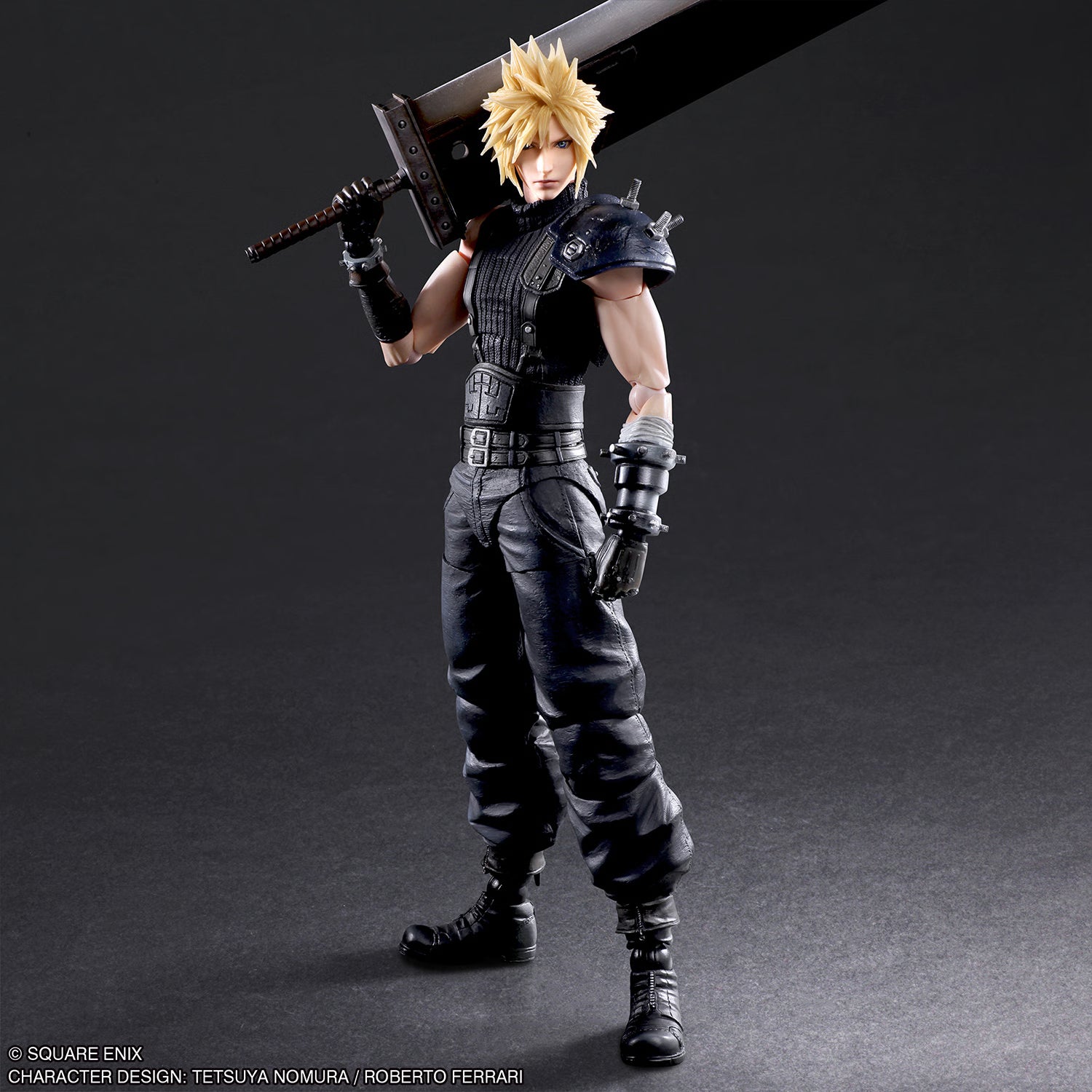 Square Enix Final Fantasy VII Rebirth: Cloud Strife Play Arts Kai Action Figure New in Box