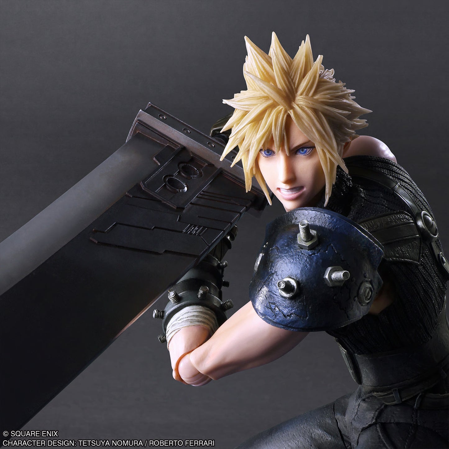 Square Enix Final Fantasy VII Rebirth: Cloud Strife Play Arts Kai Action Figure New in Box