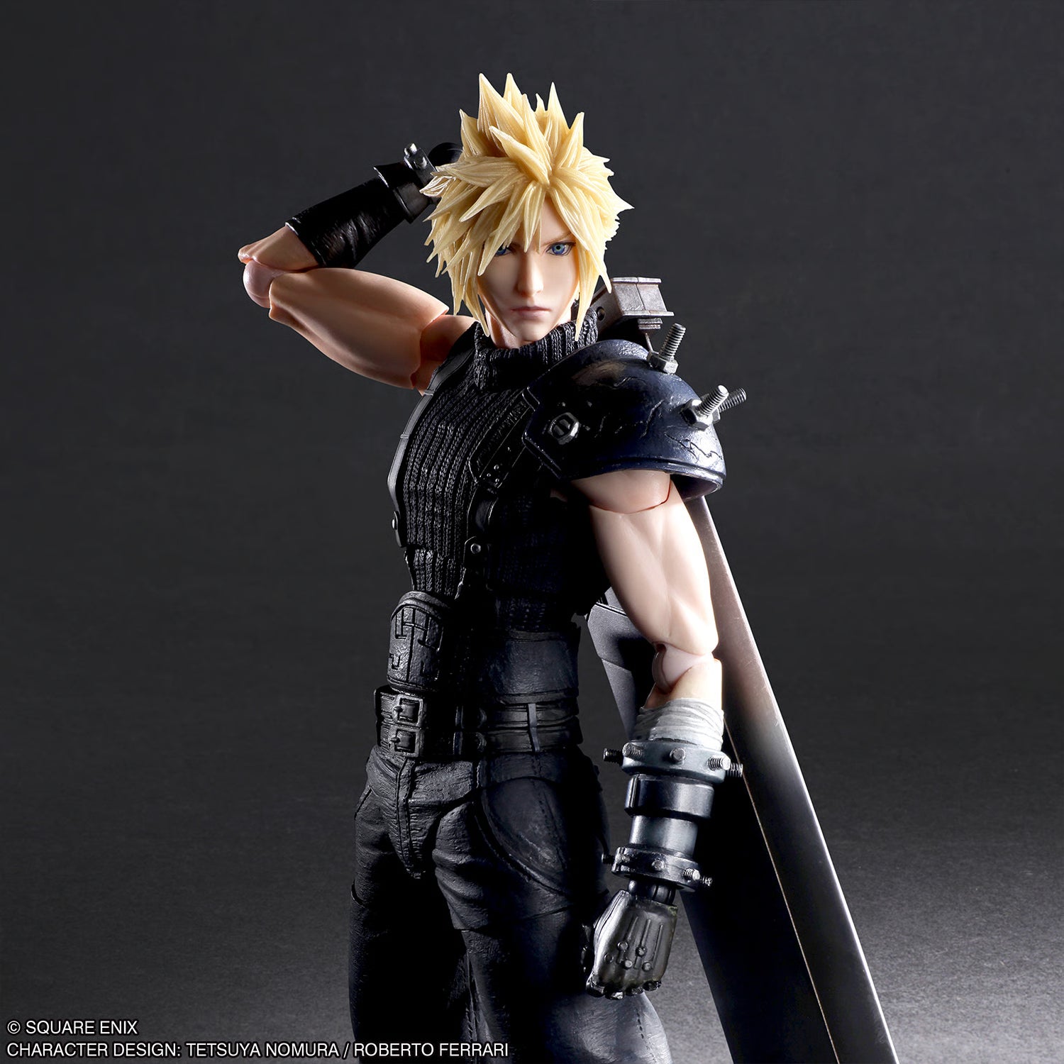 Square Enix Final Fantasy VII Rebirth: Cloud Strife Play Arts Kai Action Figure New in Box