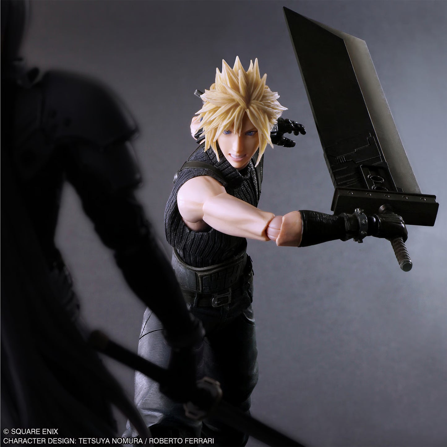 Square Enix Final Fantasy VII Rebirth: Cloud Strife Play Arts Kai Action Figure New in Box