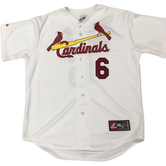 St. Louis Cardinals Stan Musial #6 Majestic MLB Jersey Signed TRISTAR COA