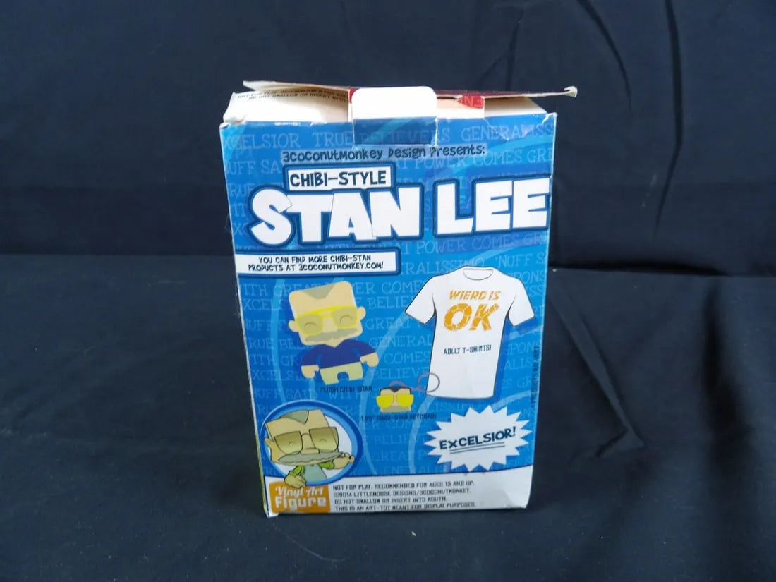 Stan Lee Autographed Vinyl Arts Figure Chibi-Style PSA/DNA Certified