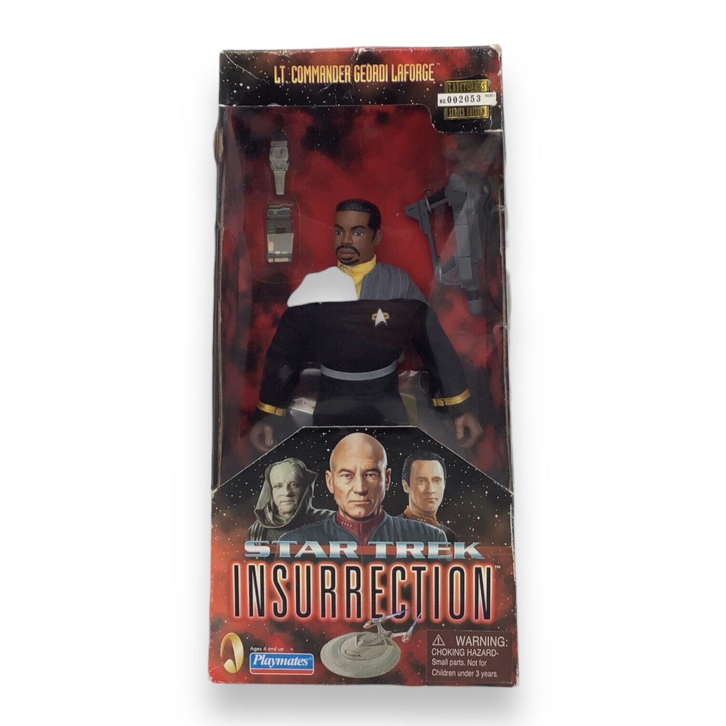 Star Trek Action Figures Set of 2: Geordi LaForge (Insurection) & Bele
