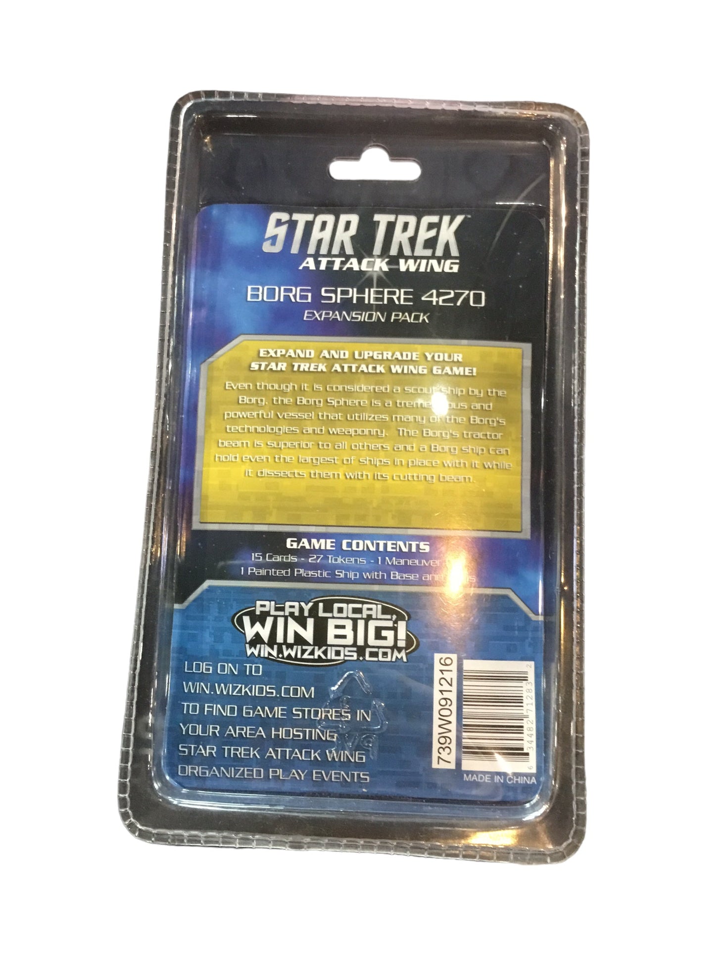 Star Trek Attack Wing Borg Sphere 4270 WizKids Expansion Pack