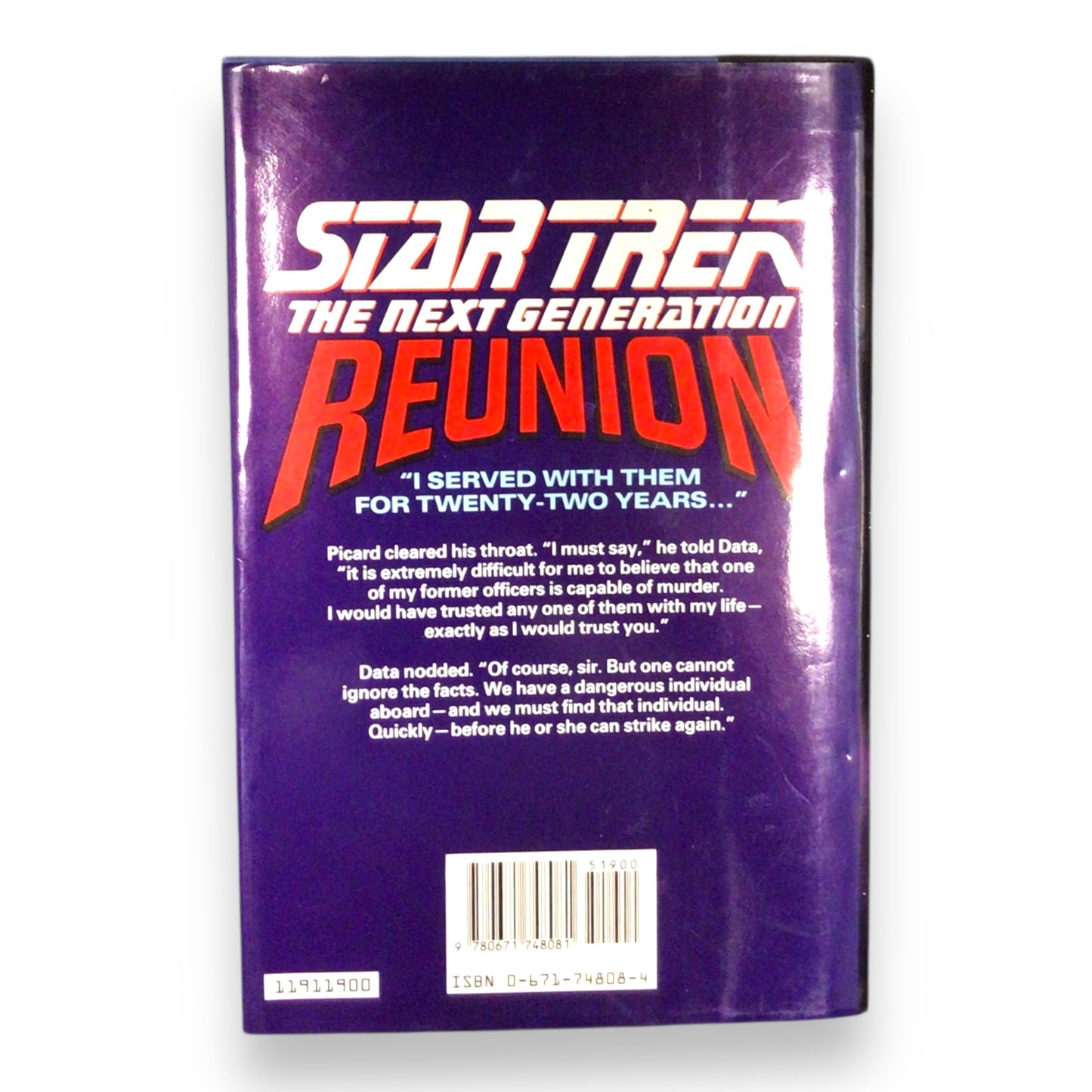 Star Trek Book Lot (4 Titles): Genisis Wave Trilogy & Reunion