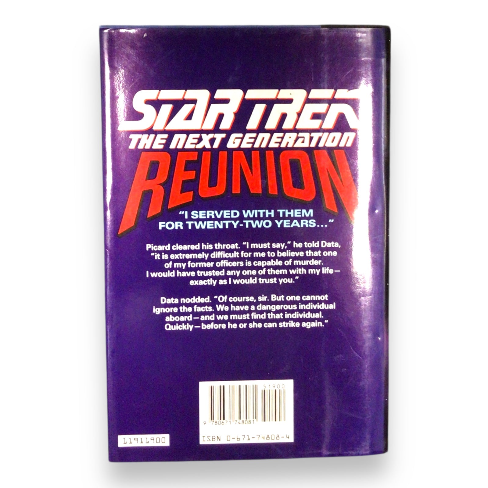 Star Trek Book Lot (4 Titles): Genisis Wave Trilogy & Reunion