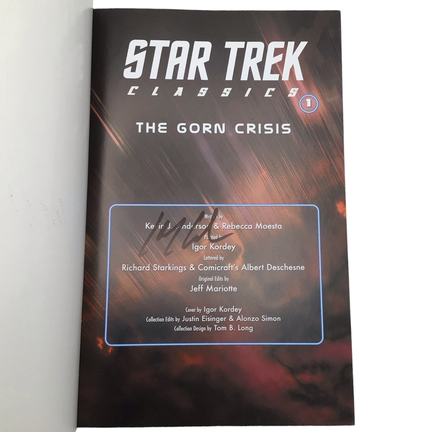 Star Trek Classics Vol. 1: The Gorn Crisis - Signed by Kevin Anderson