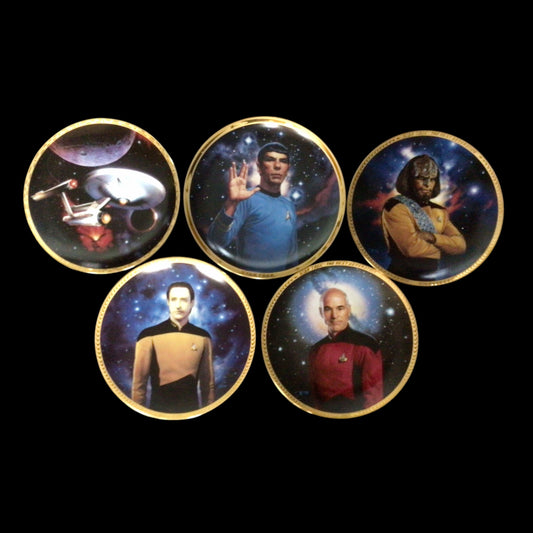 Star Trek Collector Plates - Set of 5 by The Hamilton Collection