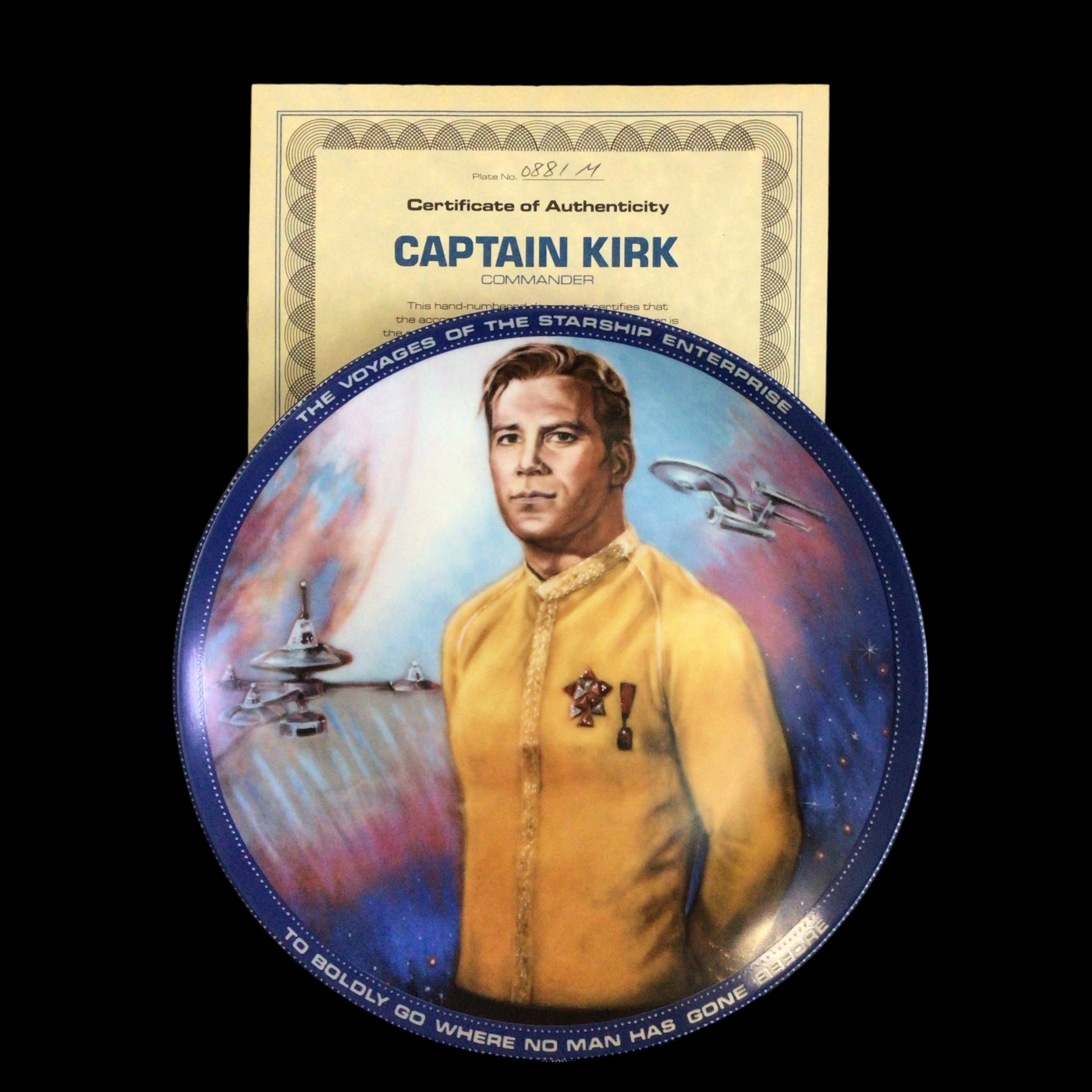 Star Trek Collector Plates "Voyages of the Starship Enterprise" Series Full Set