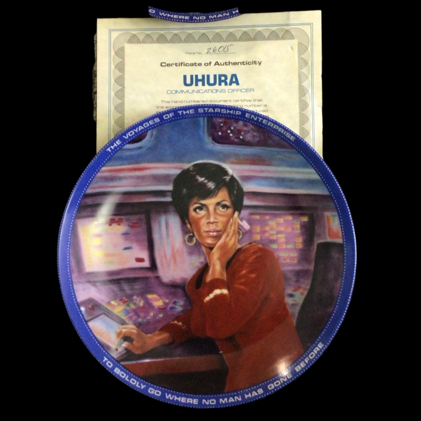 Star Trek Collector Plates "Voyages of the Starship Enterprise" Series Full Set