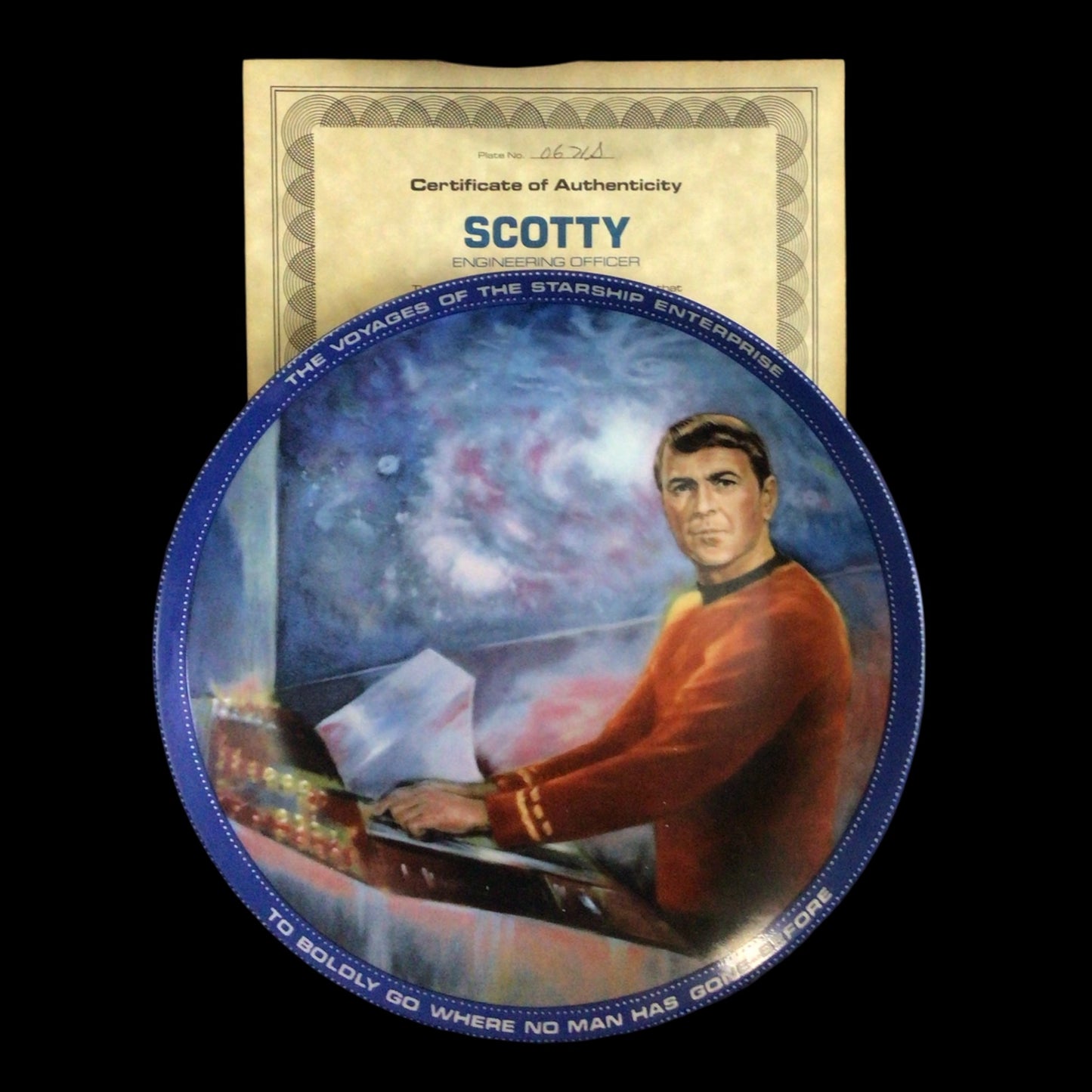 Star Trek Collector Plates "Voyages of the Starship Enterprise" Series Full Set