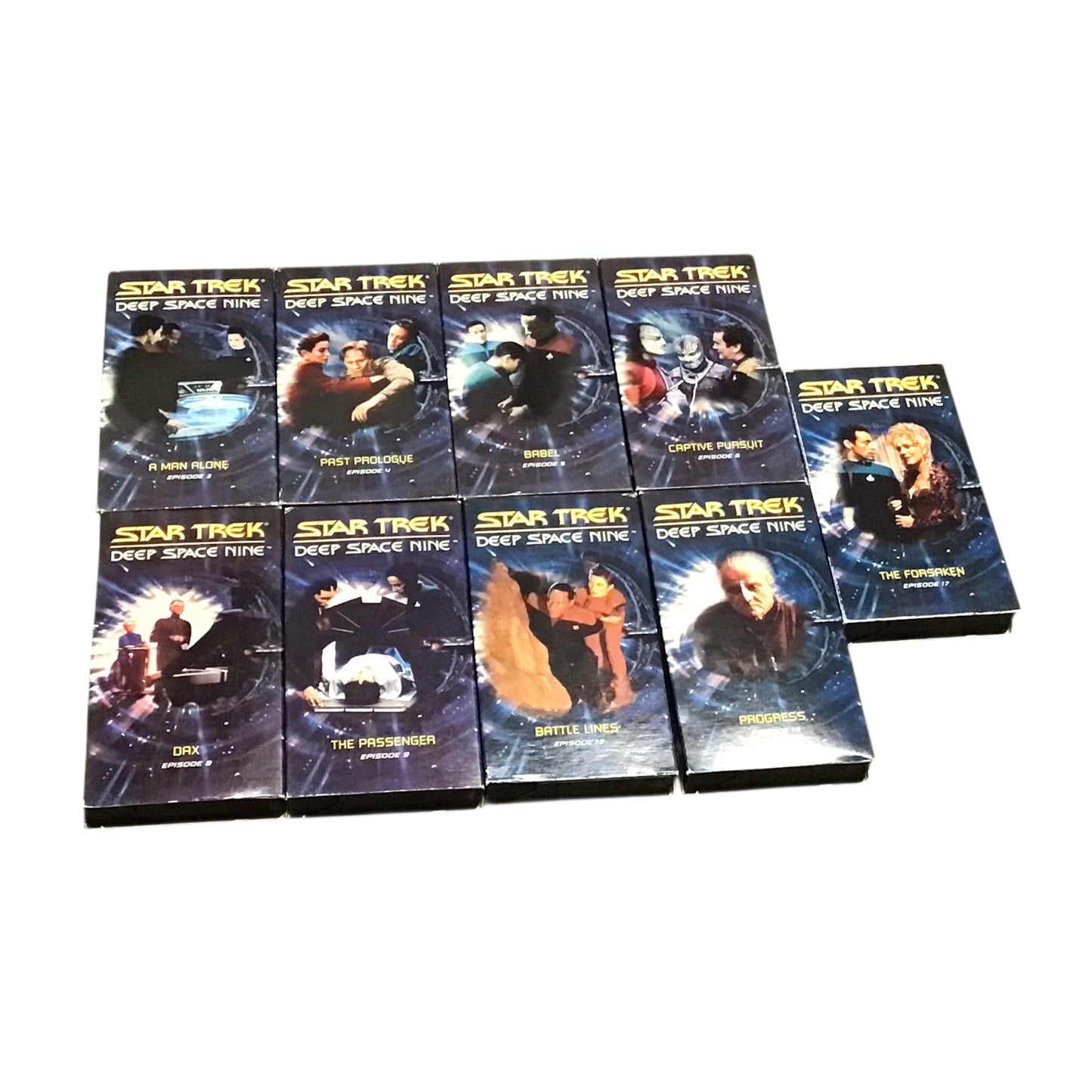 Star Trek: Deep Space Nine - 9 VHS Tapes (10 Episodes)