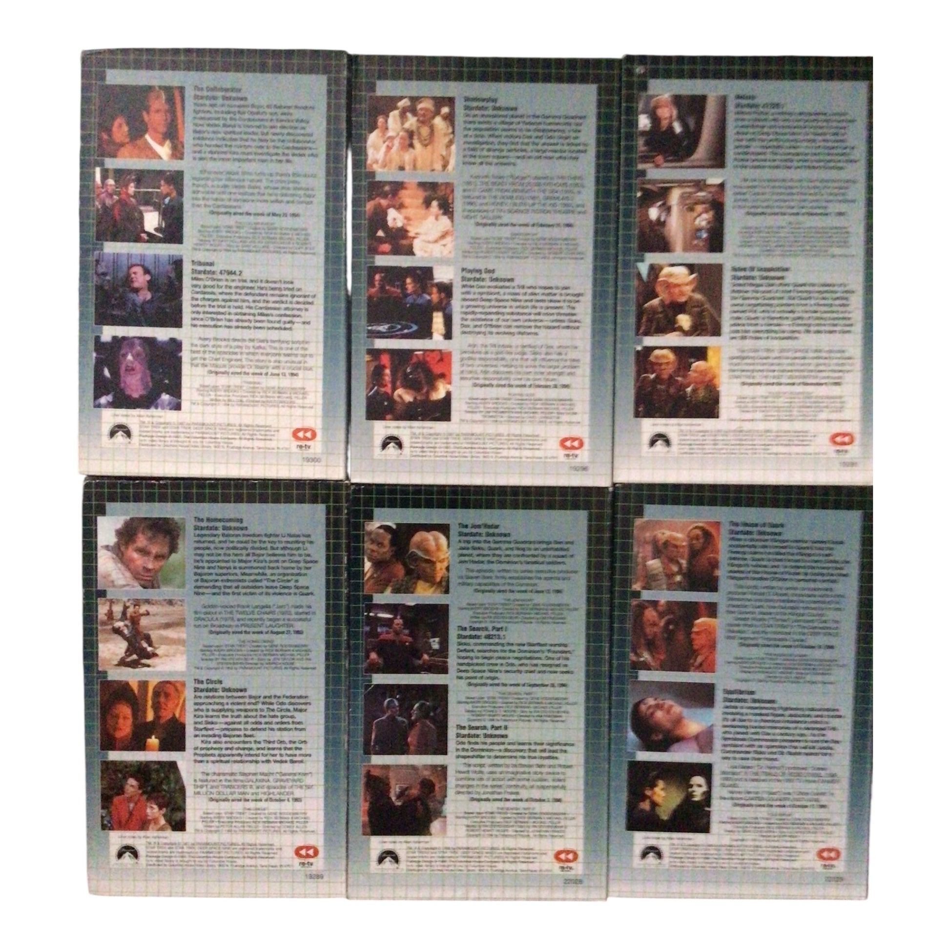 Star Trek: Deep Space Nine VHS Tape Collection (Columbia House, 11 Tapes)