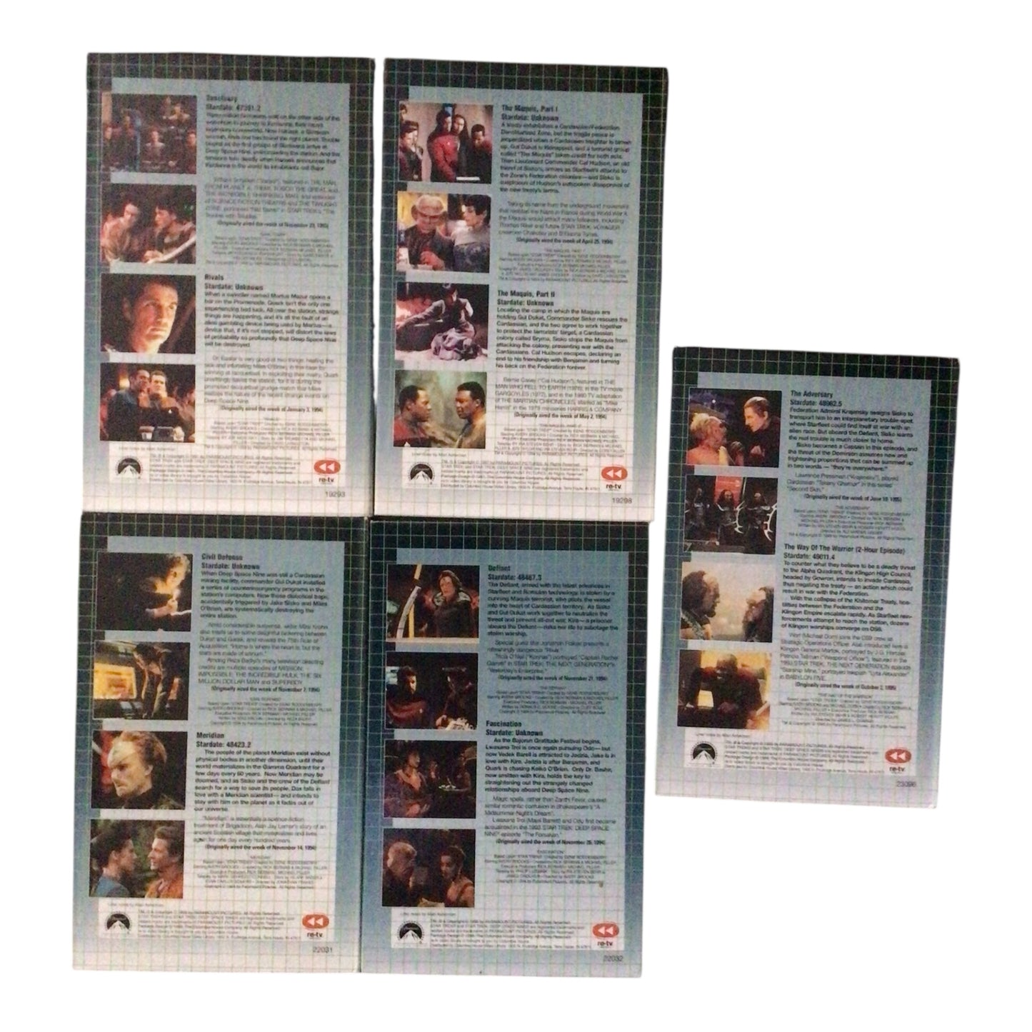 Star Trek: Deep Space Nine VHS Tape Collection (Columbia House, 11 Tapes)