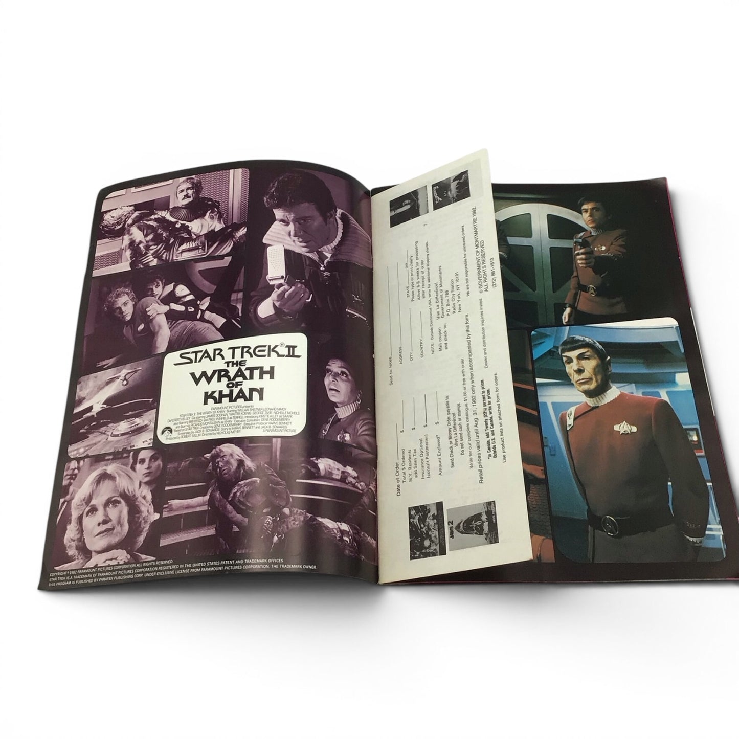 Star Trek II The Wrath of Khan Movie Special Program 82-5