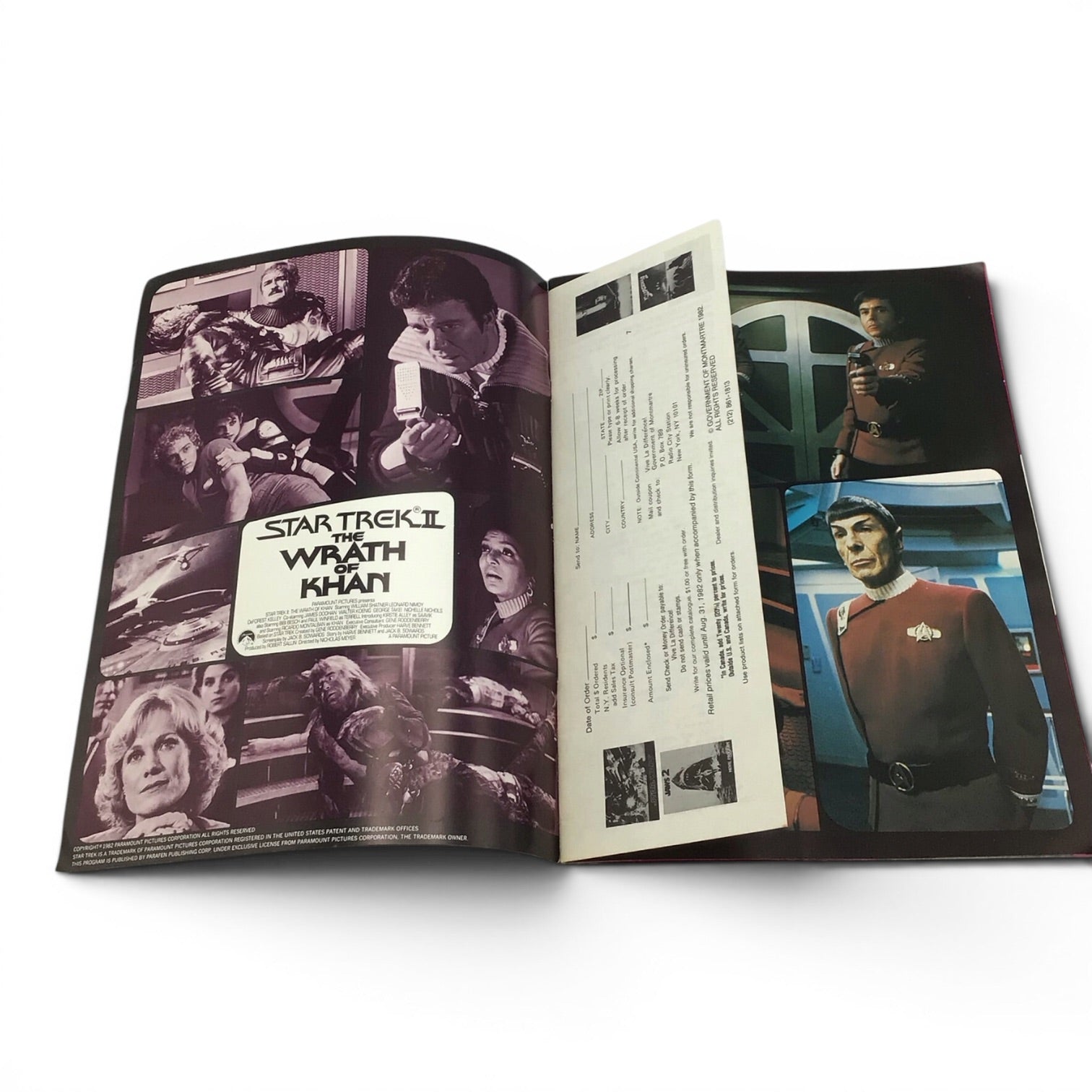 Star Trek II The Wrath of Khan Movie Special Program 82-5