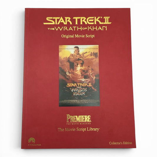 Star Trek II: The Wrath of Khan Original Movie Script - Collector's Edition