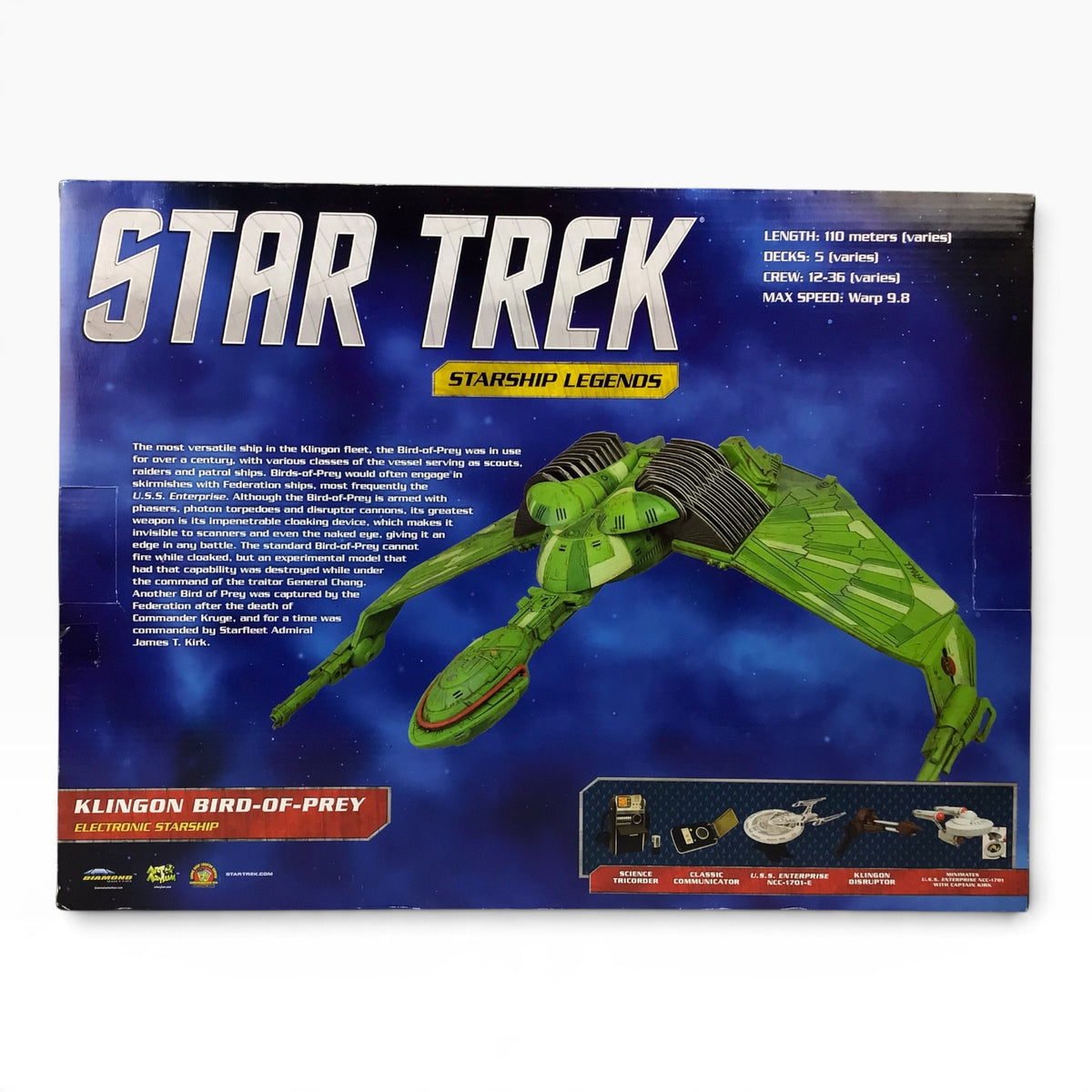 Star Trek Klingon Bird-of-Prey Electronic Starship (2012) – Diamond Select Toys