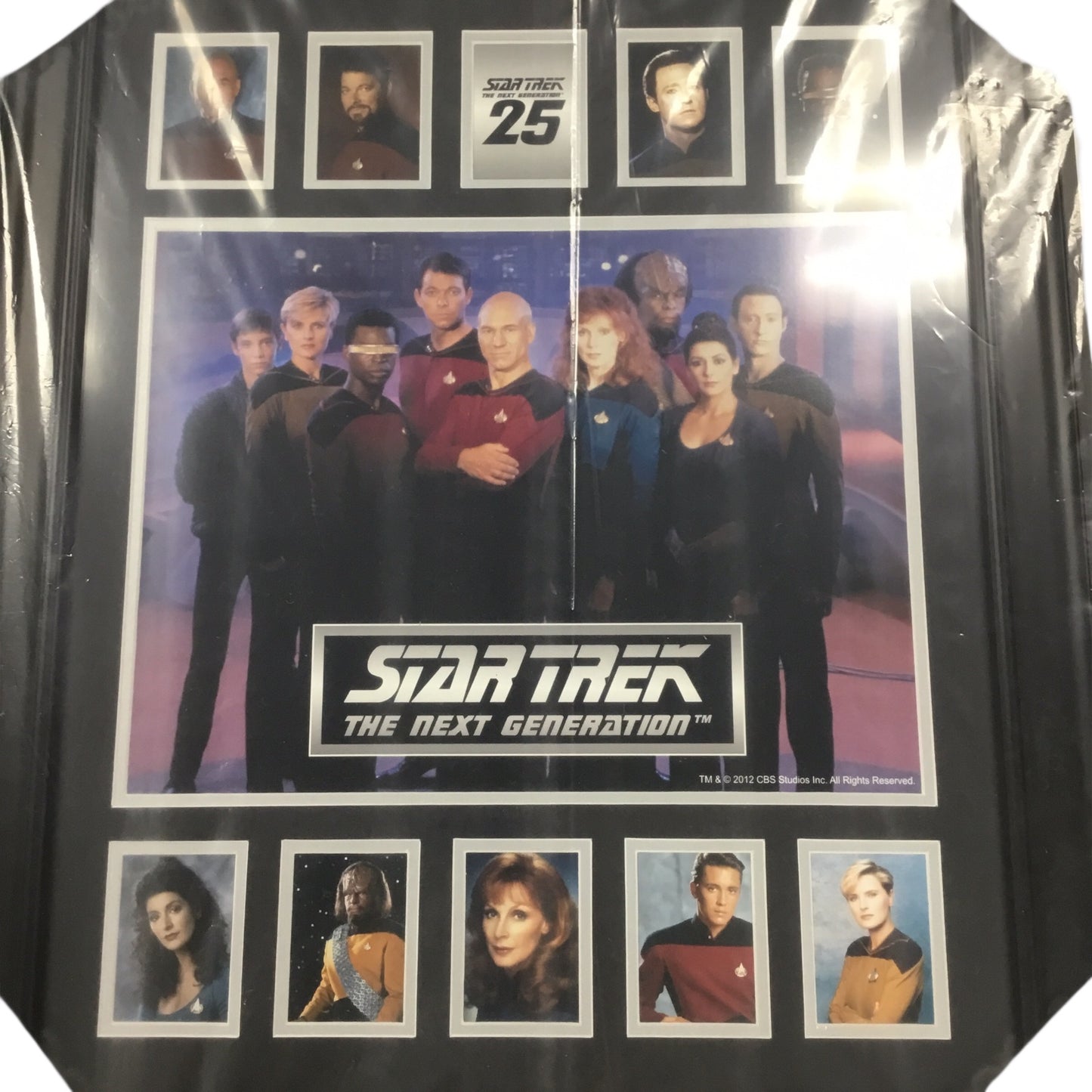 Star Trek: The Next Generation Framed Limited Edition Presentation (Mounted Memories, Texas Lottery Commission, #1,123/2,620, COA, Excellent Condition)