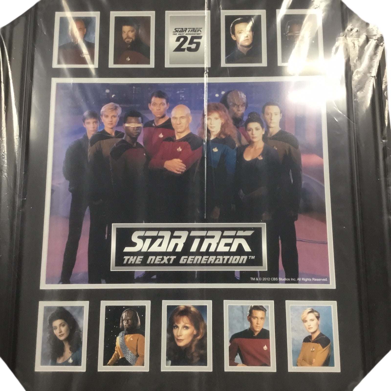 Star Trek: The Next Generation Framed Limited Edition Presentation (Mounted Memories, Texas Lottery Commission, #1,123/2,620, COA, Excellent Condition)