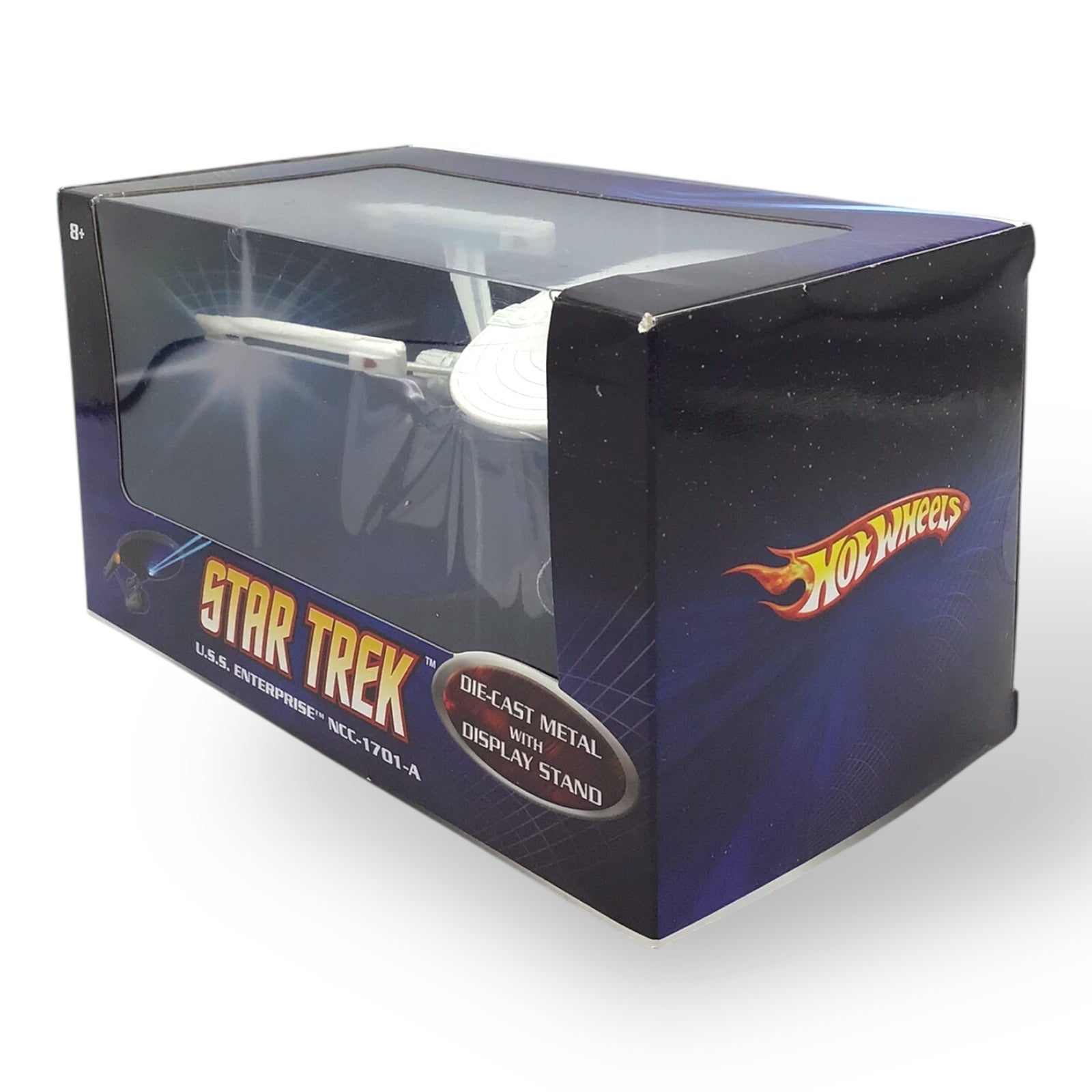 Star Trek U.S.S. Enterprise NCC 1701-D Die-Cast Metal 2009 Hot Wheels
