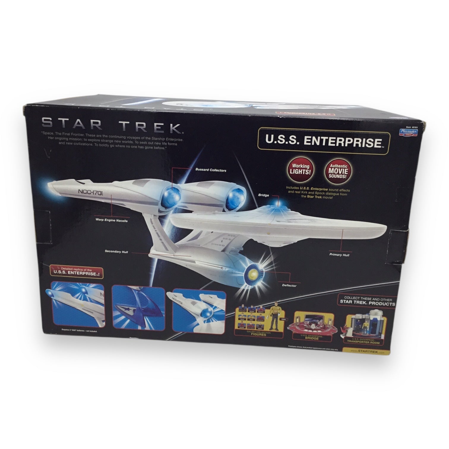 Star Trek U.S.S. Enterprise Replica with Lights and Sounds - 2009