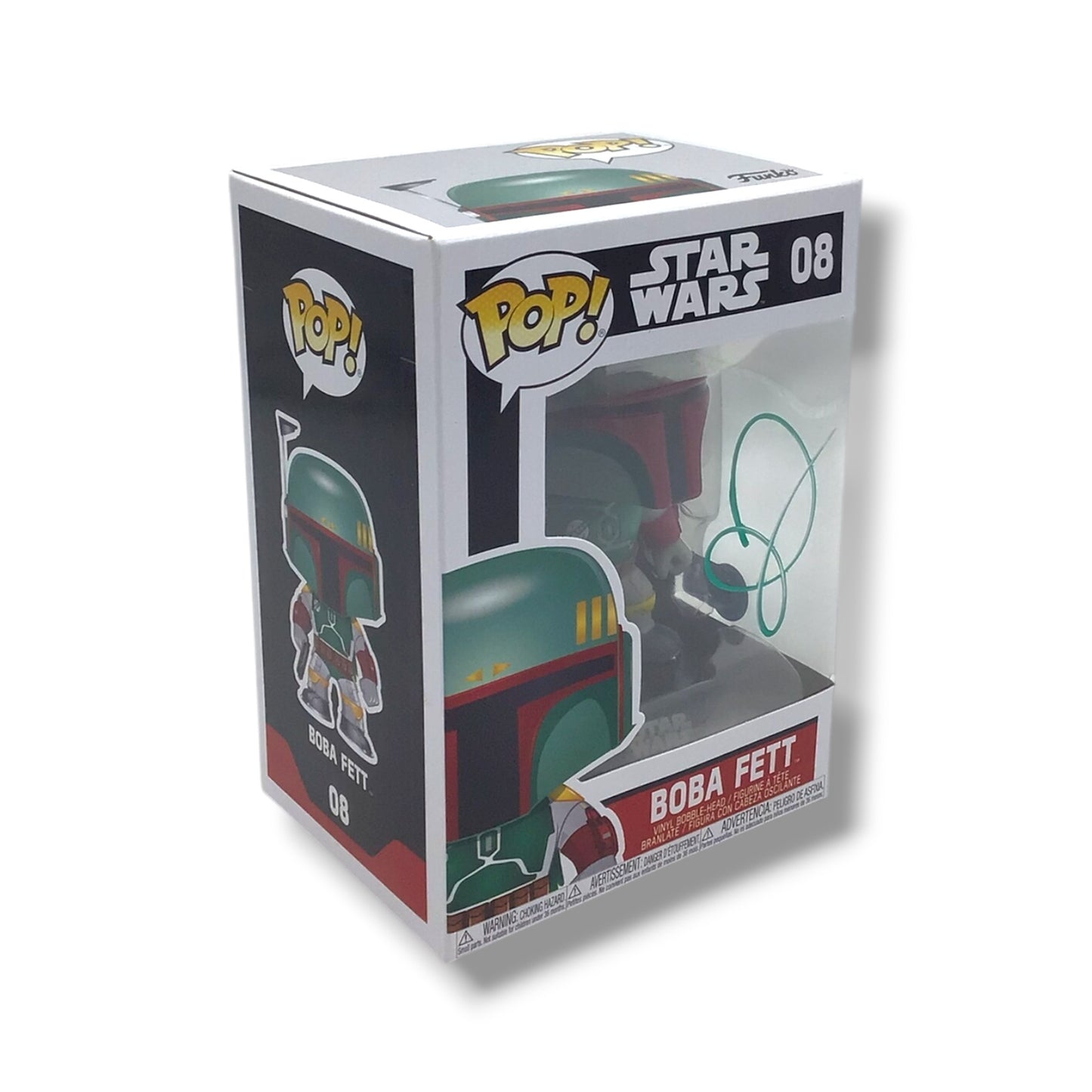Star Wars (#08) Boba Fett Funko POP! | Signed by Daniel Logan