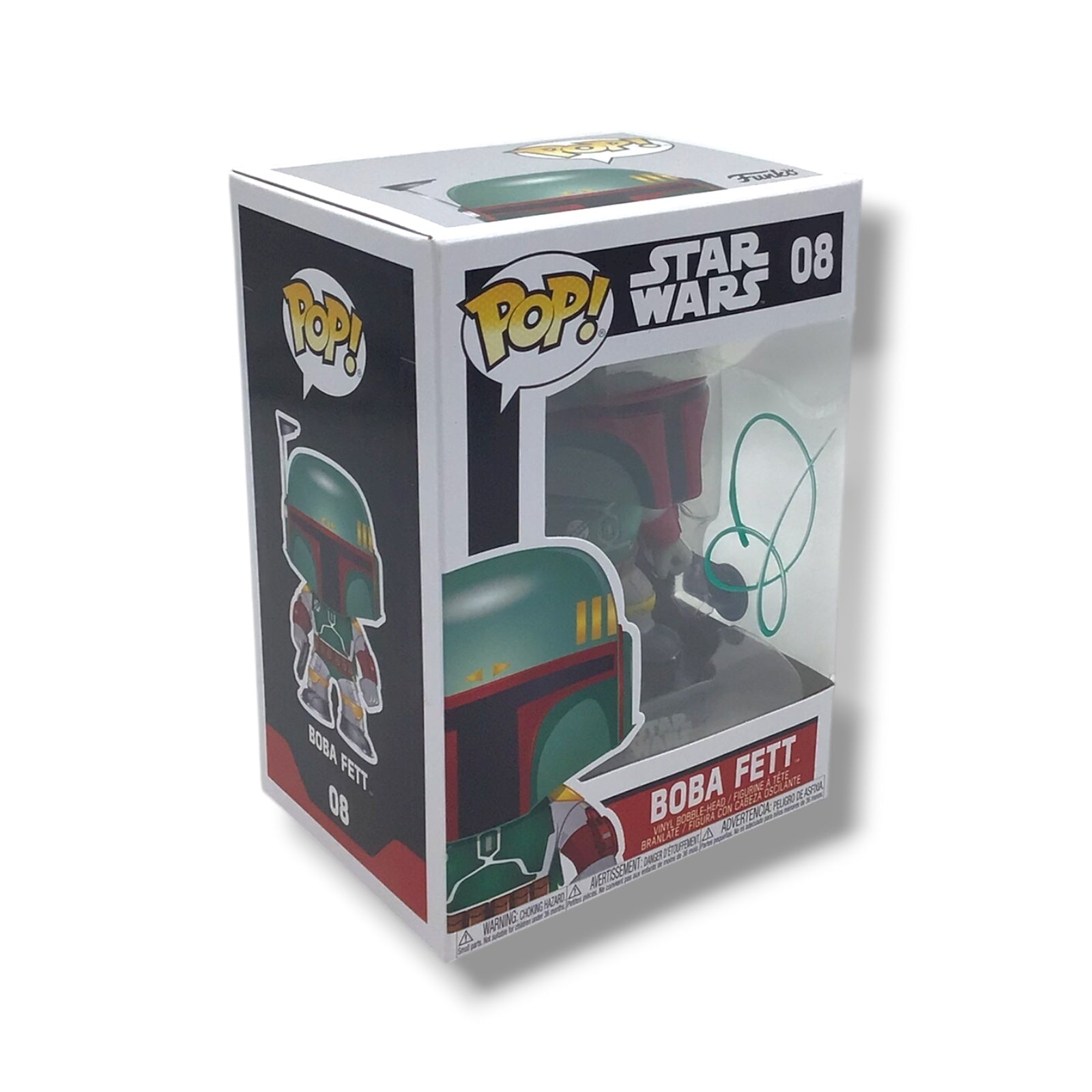 Star Wars (#08) Boba Fett Funko POP! | Signed by Daniel Logan
