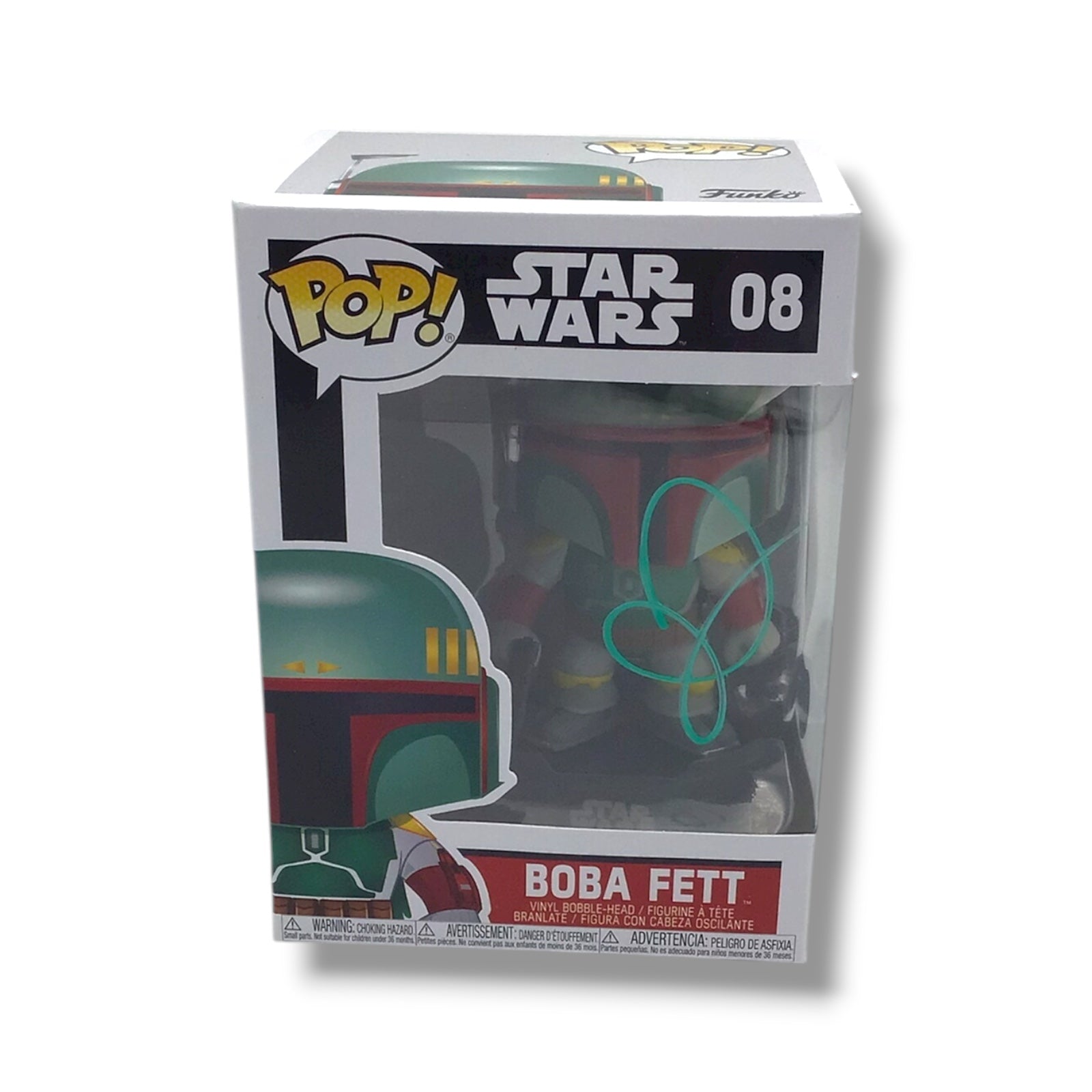 Star Wars (#08) Boba Fett Funko POP! | Signed by Daniel Logan