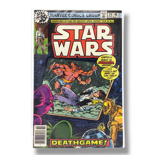 Star Wars #20 (1979) | Marvel Comics | "DEATHGAME!"| Han Solo Doomed