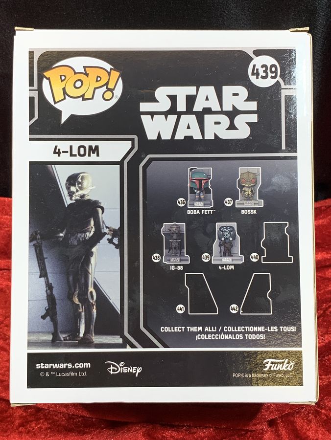 Star Wars 2021 4-LOM GameStop Exclusive Funko Pop 439