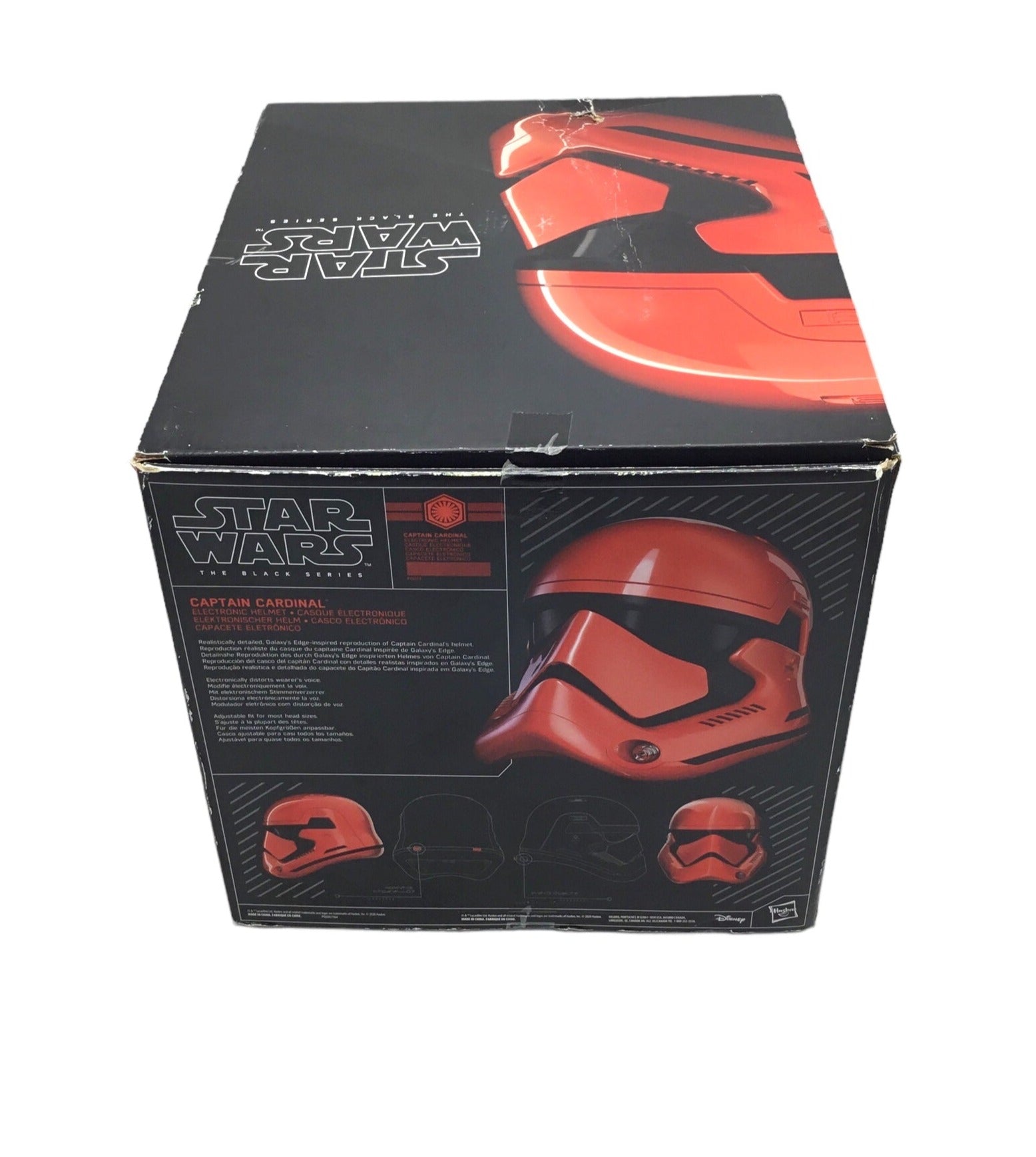 Star Wars Black Series Galaxy's Edge Captain Cardinal Electronic Premium Helmet