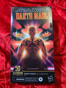 Star Wars Darth Maul 50th Lucasfilm Black Series Action Figure