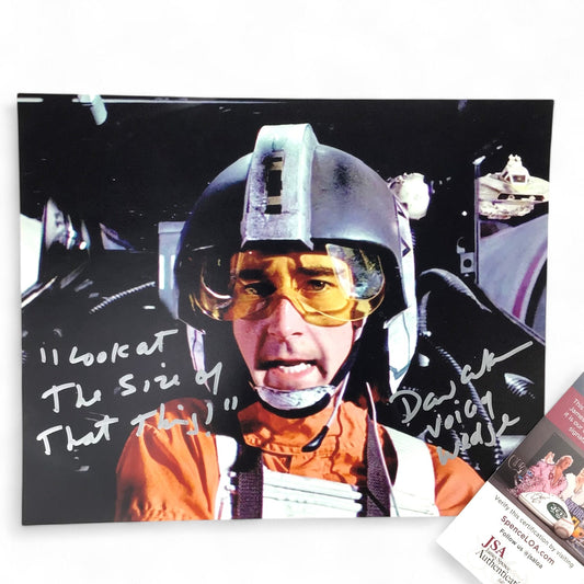 Star Wars David Ankrum Autographed 8x10 Photo - "Look at the Size of That Thing!"