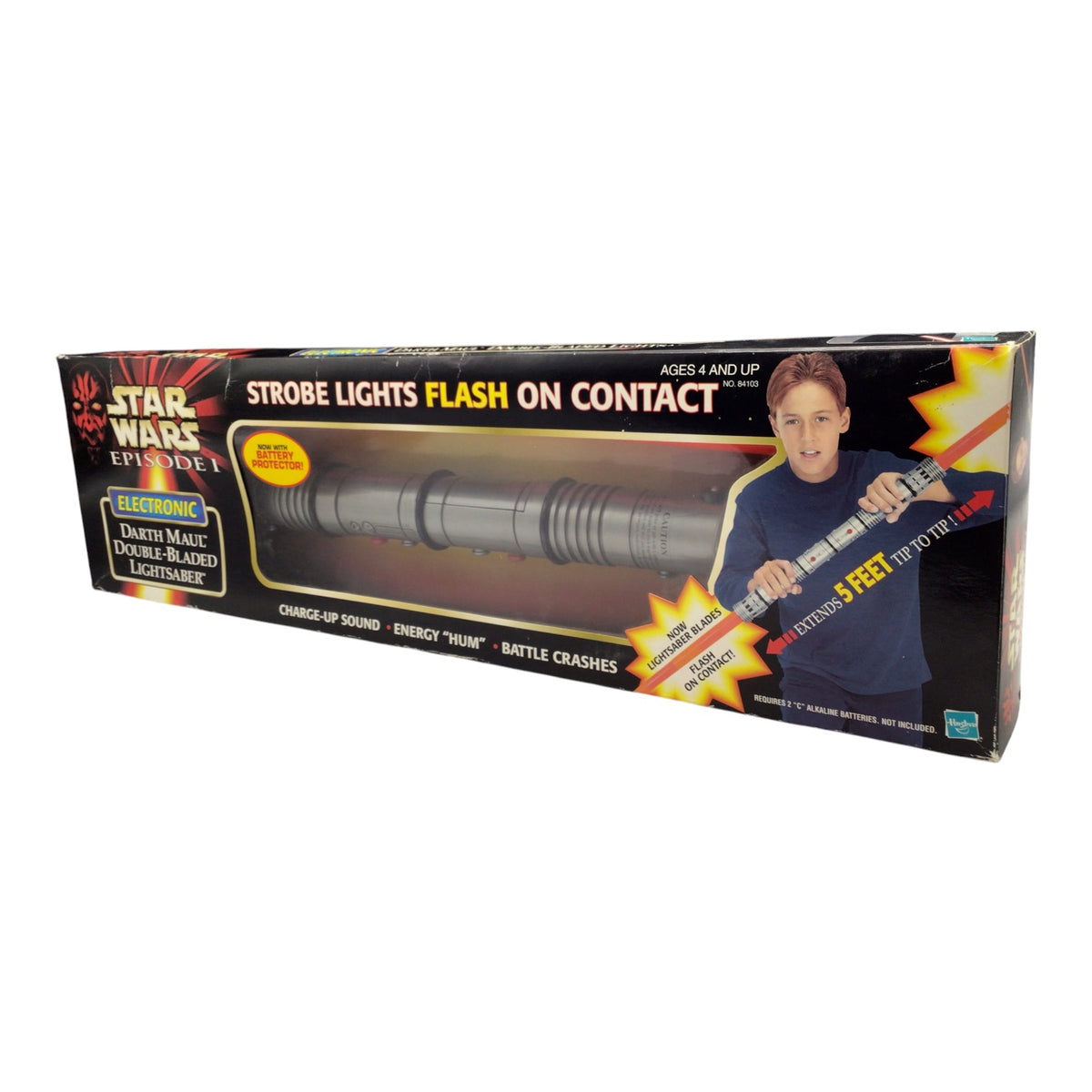 Star Wars Episode I Darth Maul Electronic Double-Bladed Lightsaber (1998) – Hasbro